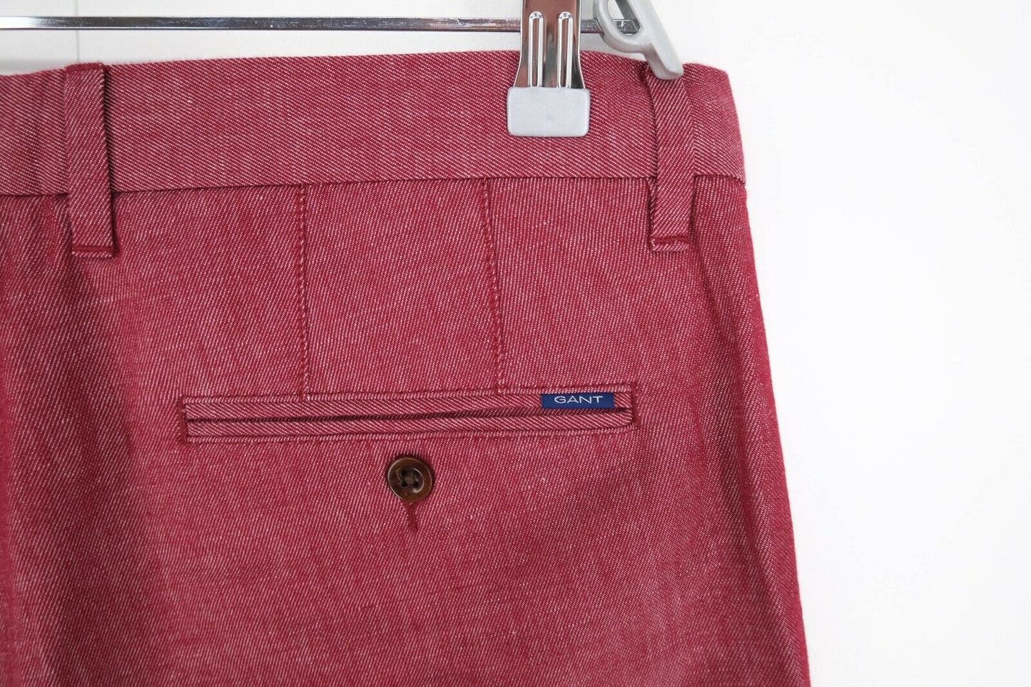 GANT Red Slim Fit Chino Shorts Size EU 50 UK/US 40 EU 52 UK/US 42 EU 54 UK/US 44