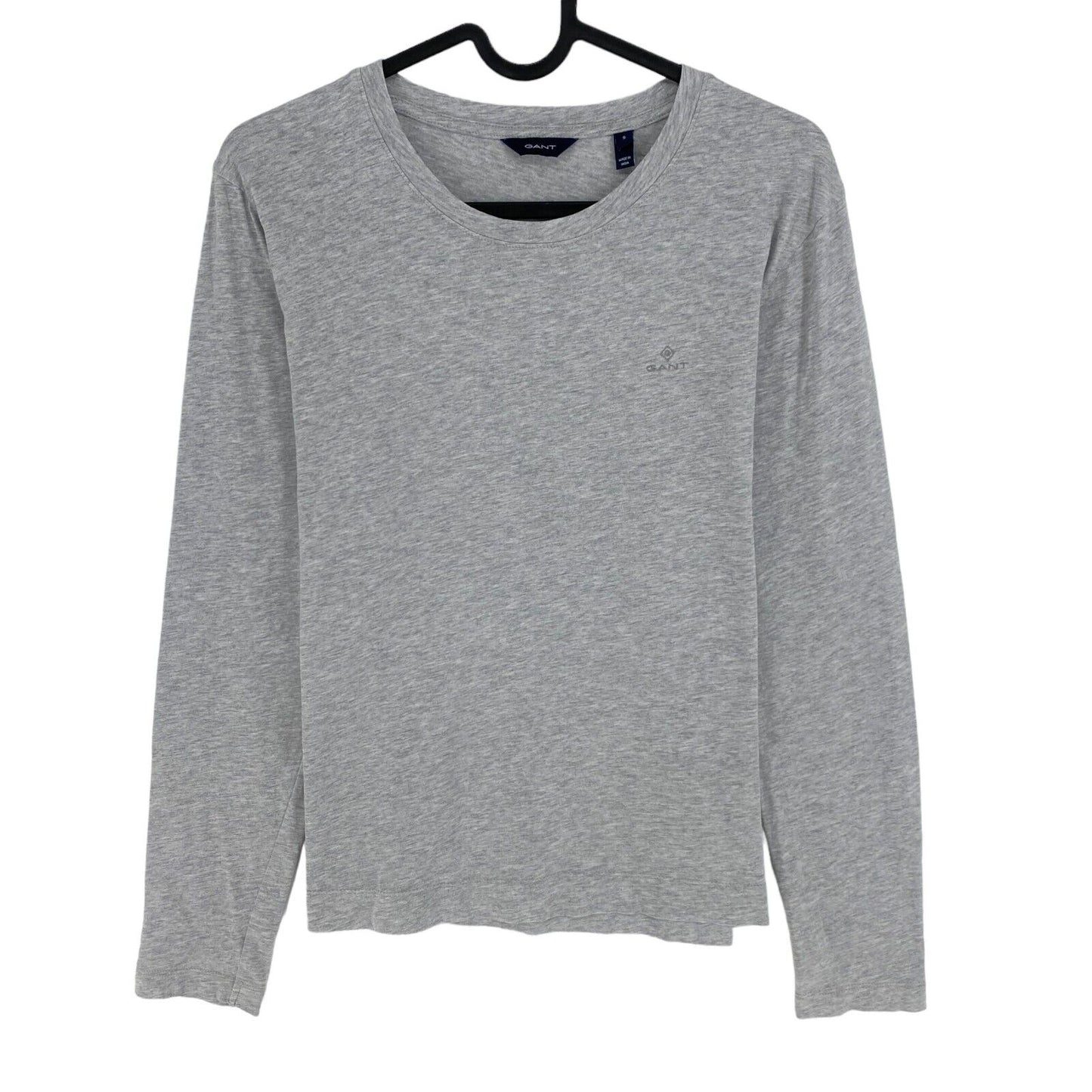 GANT Grey Long Sleeves Crew Neck T Shirt Top Size S