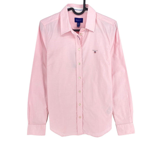 GANT Rosa Stretch Oxford Hemd Größe EU 34 UK 6 US 4