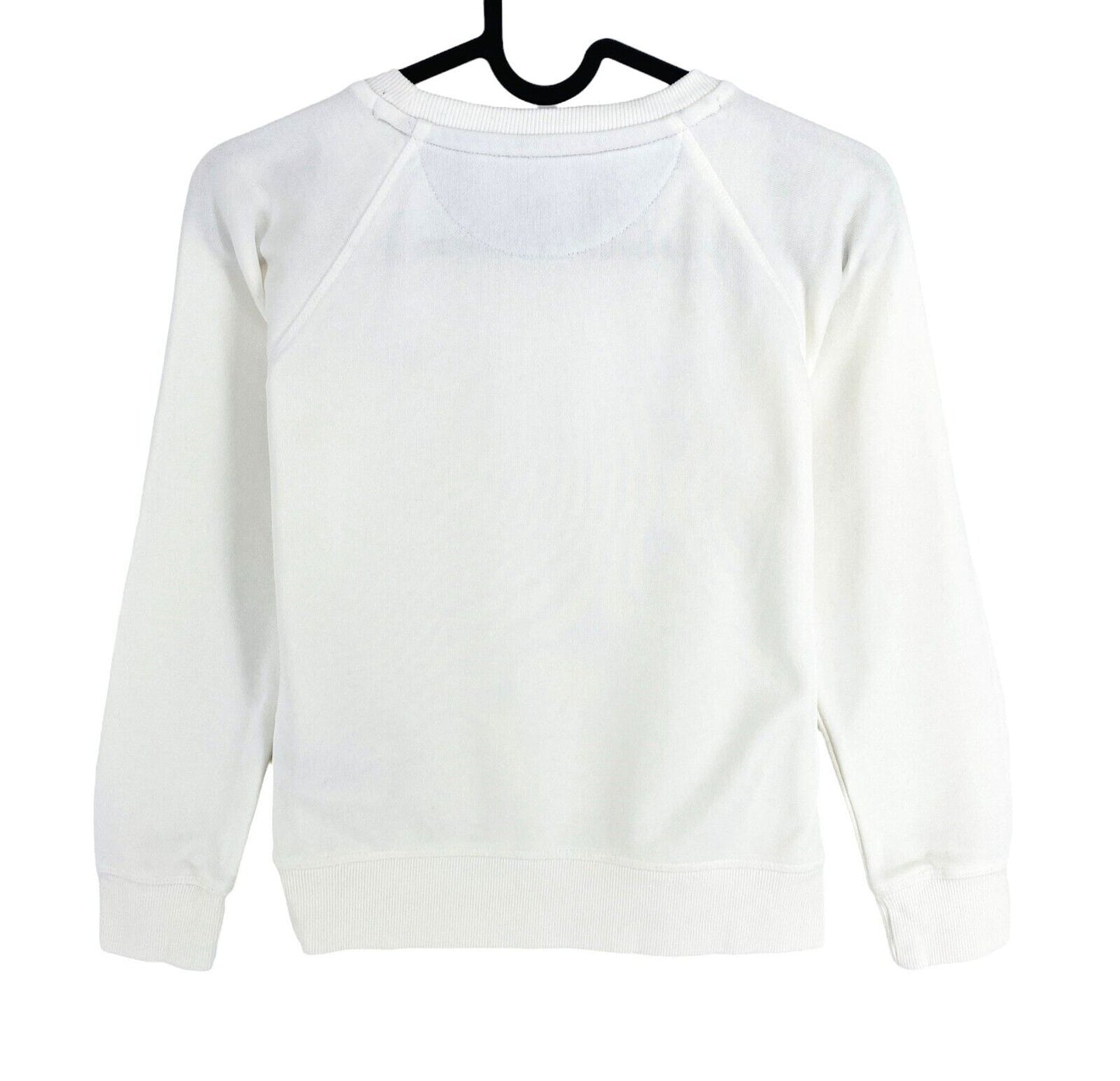 GANT Boys White Original Crew Neck Jumper Sweater Size 9-10 Years 134/140 cm