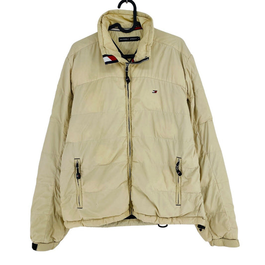 HILFIGER SPORT Beige Down Jacket Coat Size S