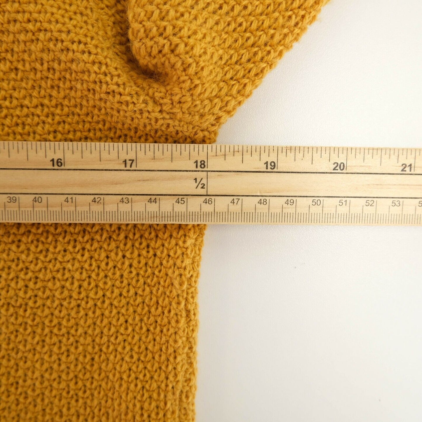 GANT Yellow Pineapple Knit Crew Neck Sweater Pullover Size M