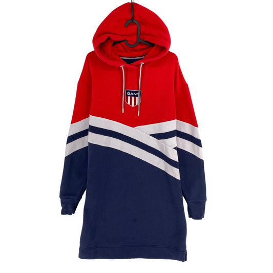 GANT Navy Blue Retro Shield Jumper Hoodie Dress EUR S