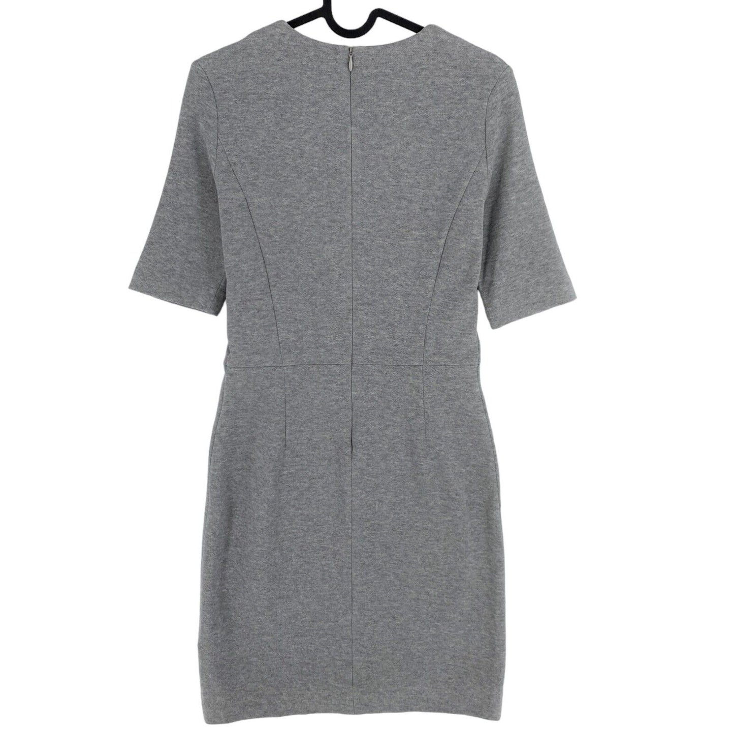 GANT Grey Jersey Pique Stretch Sheath Dress Size EU 34 UK 8 US 4