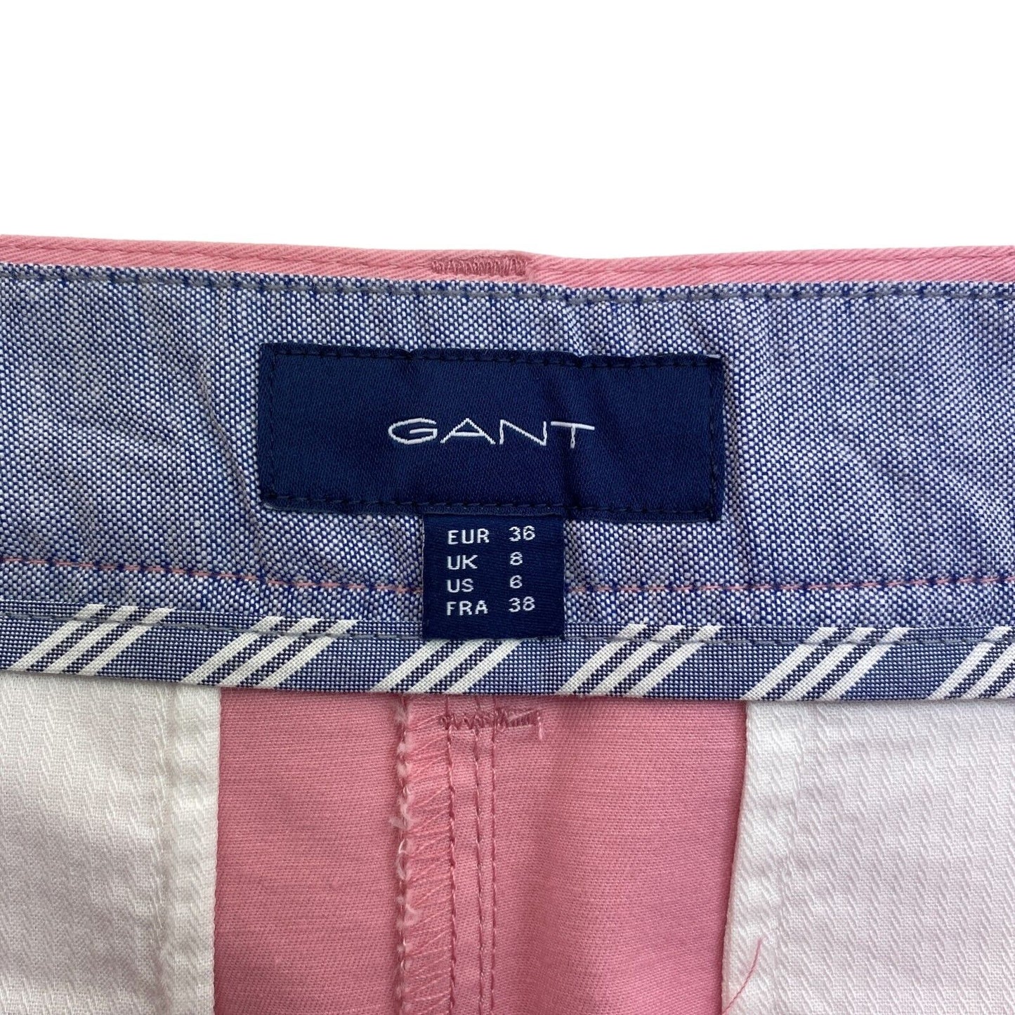 GANT Light Pink Slim Classic Chino Skirt Size EU 36 UK 8 US 6