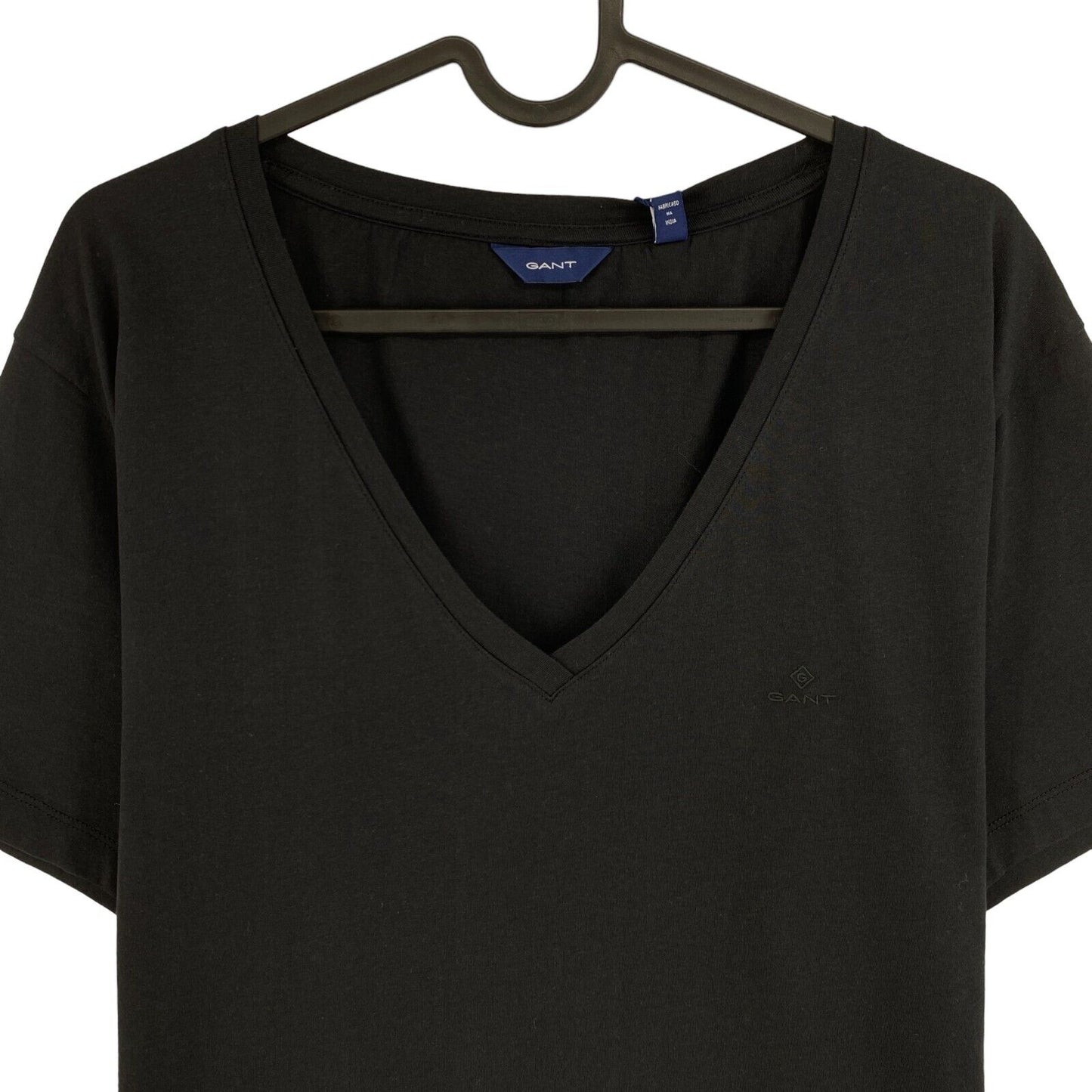 GANT Black Original V Neck T Shirt Size S