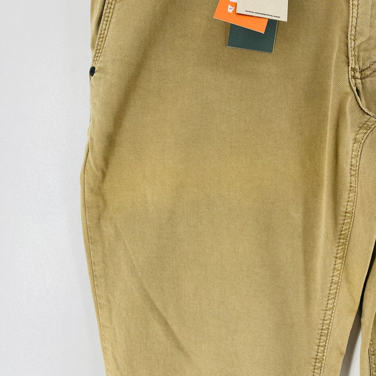 Camel Active Mens Light Brown Slim Fit Chino Trousers W40 L32