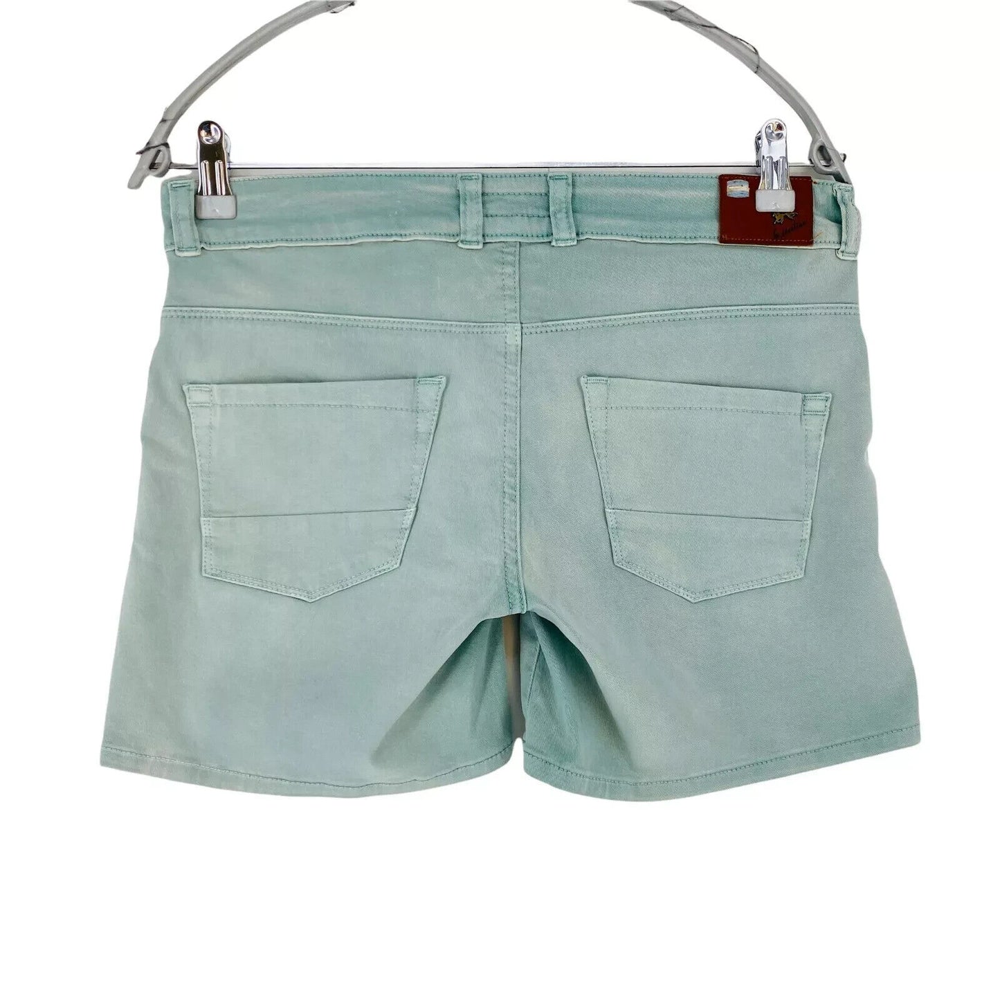 LA MARTINA Women Light Blue Bermuda Shorts Size W28 Made In Italy