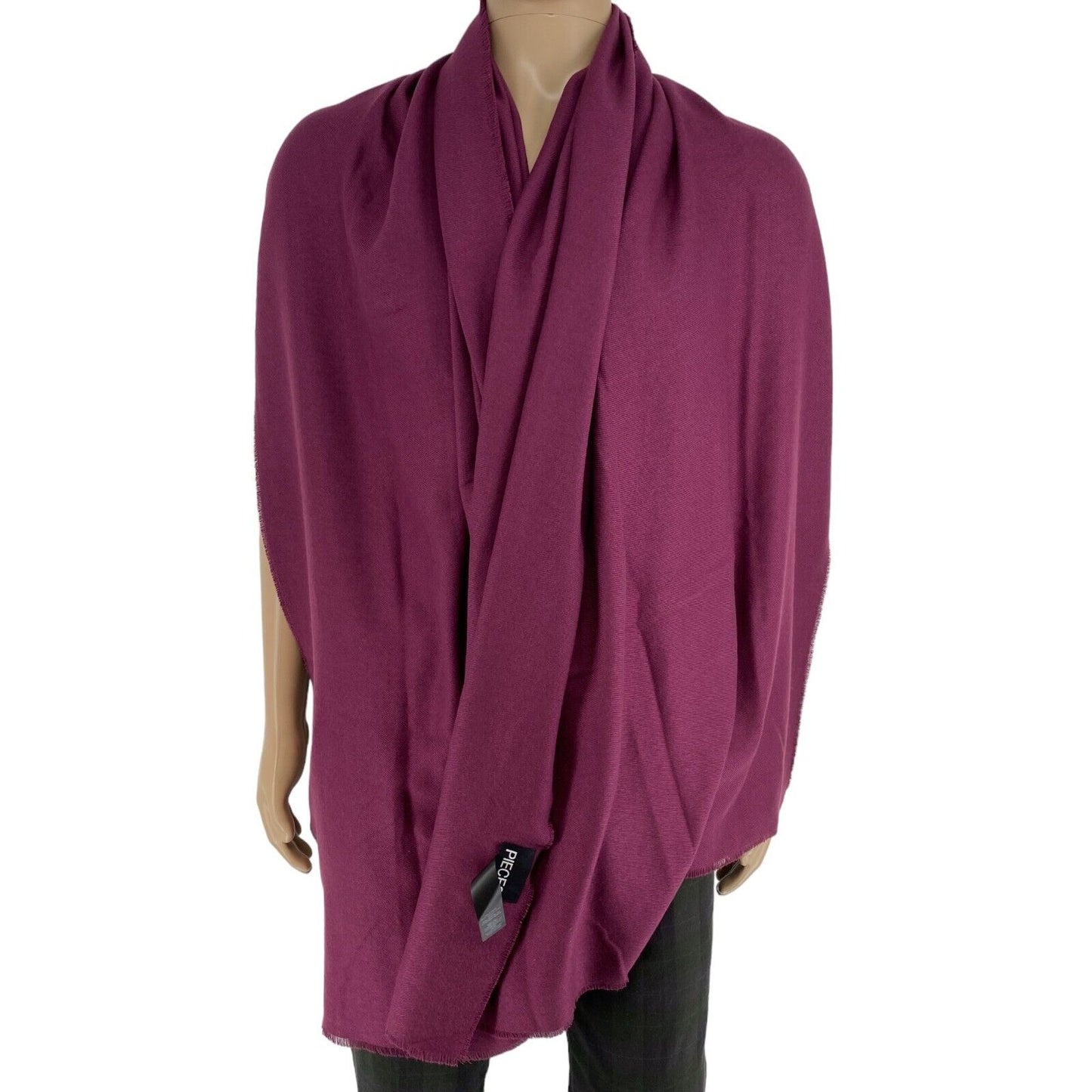 PIECES Purple Long Scarf Shawl