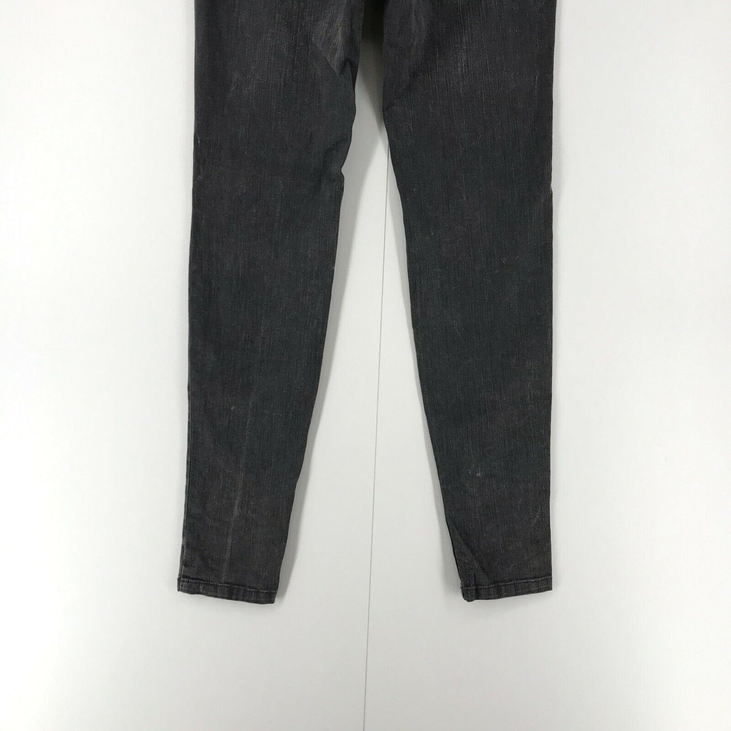 SUBLEVEL Damen Jeans Skinny Fit Dunkelgrau Größe M W30