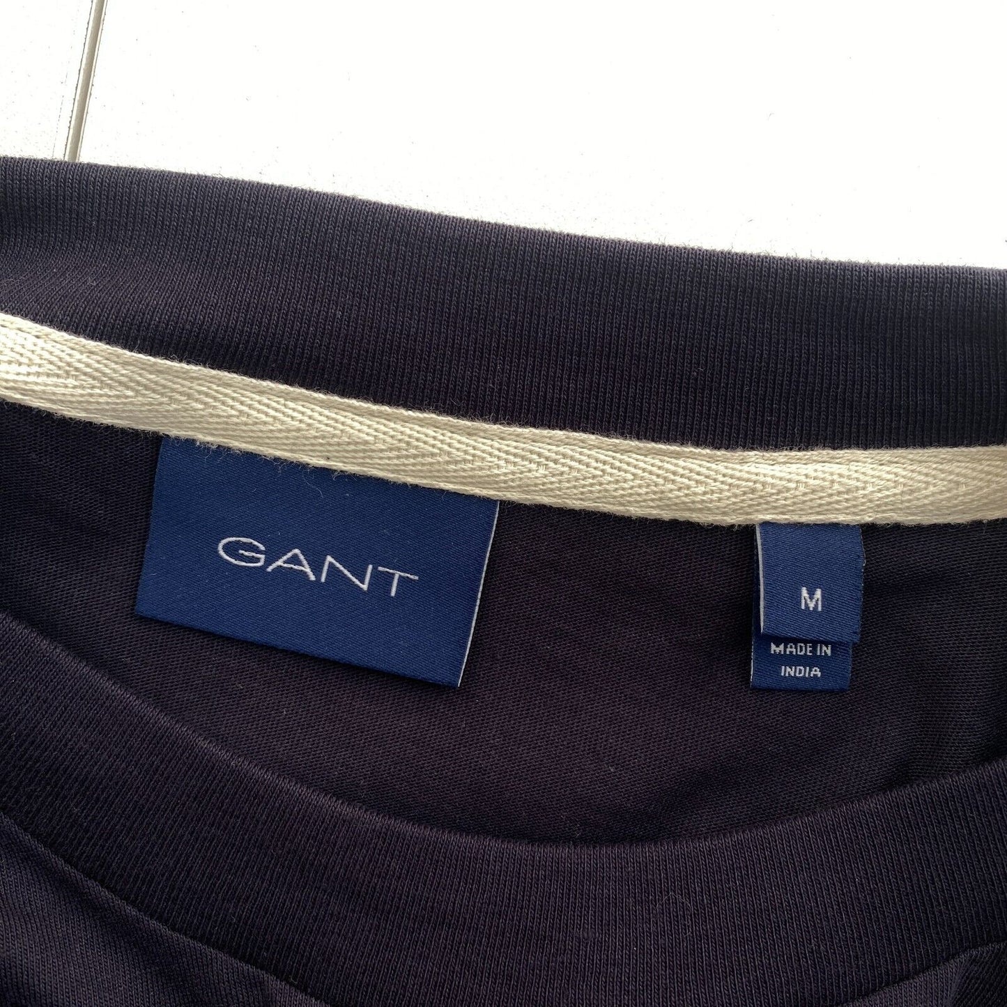 GANT Men Navy Blue Racquet Club Crew Neck Short Sleeves T Shirt Size M