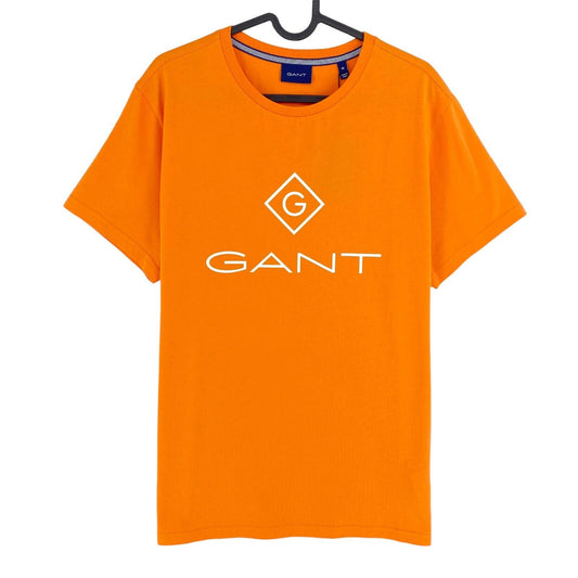 GANT Orange Lock Up Crew Neck T-Shirt Size M