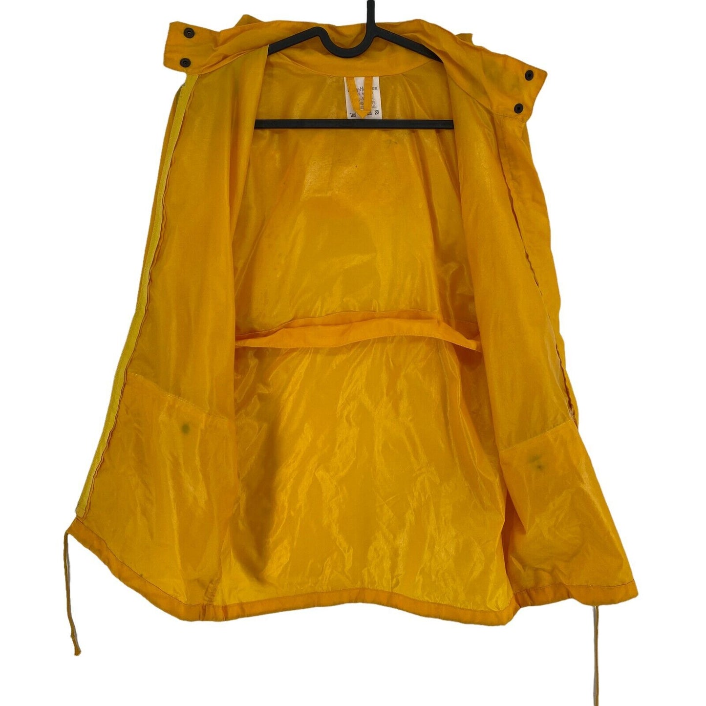 HELLY HANSEN Yellow Hooded Rain Coat Size 14 Years