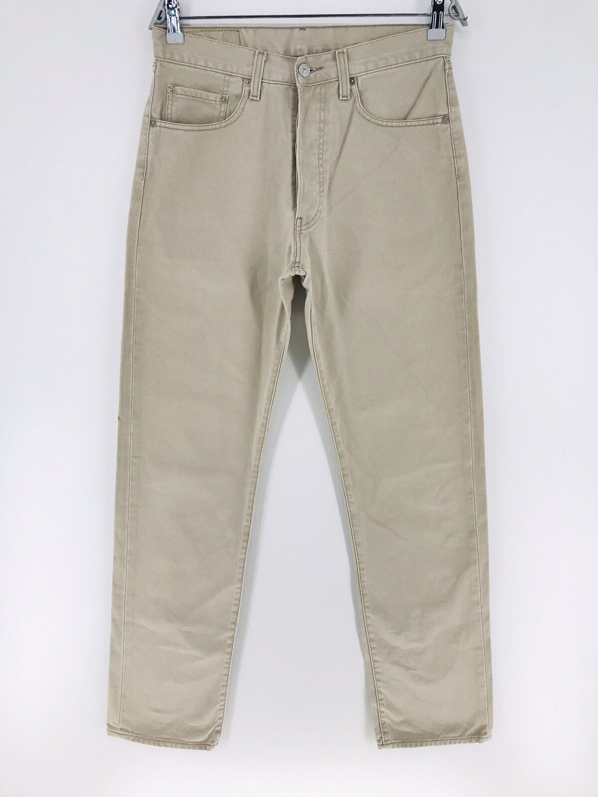 Vintage Levi‘s 451 Beige Regular Straight Fit Jeans W32 L34