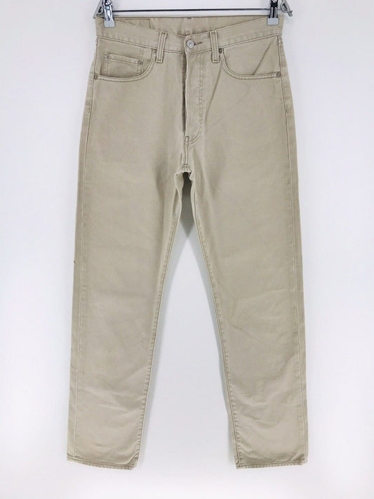 Vintage Levi‘s 451 Beige Regular Straight Fit Jeans W32 L34