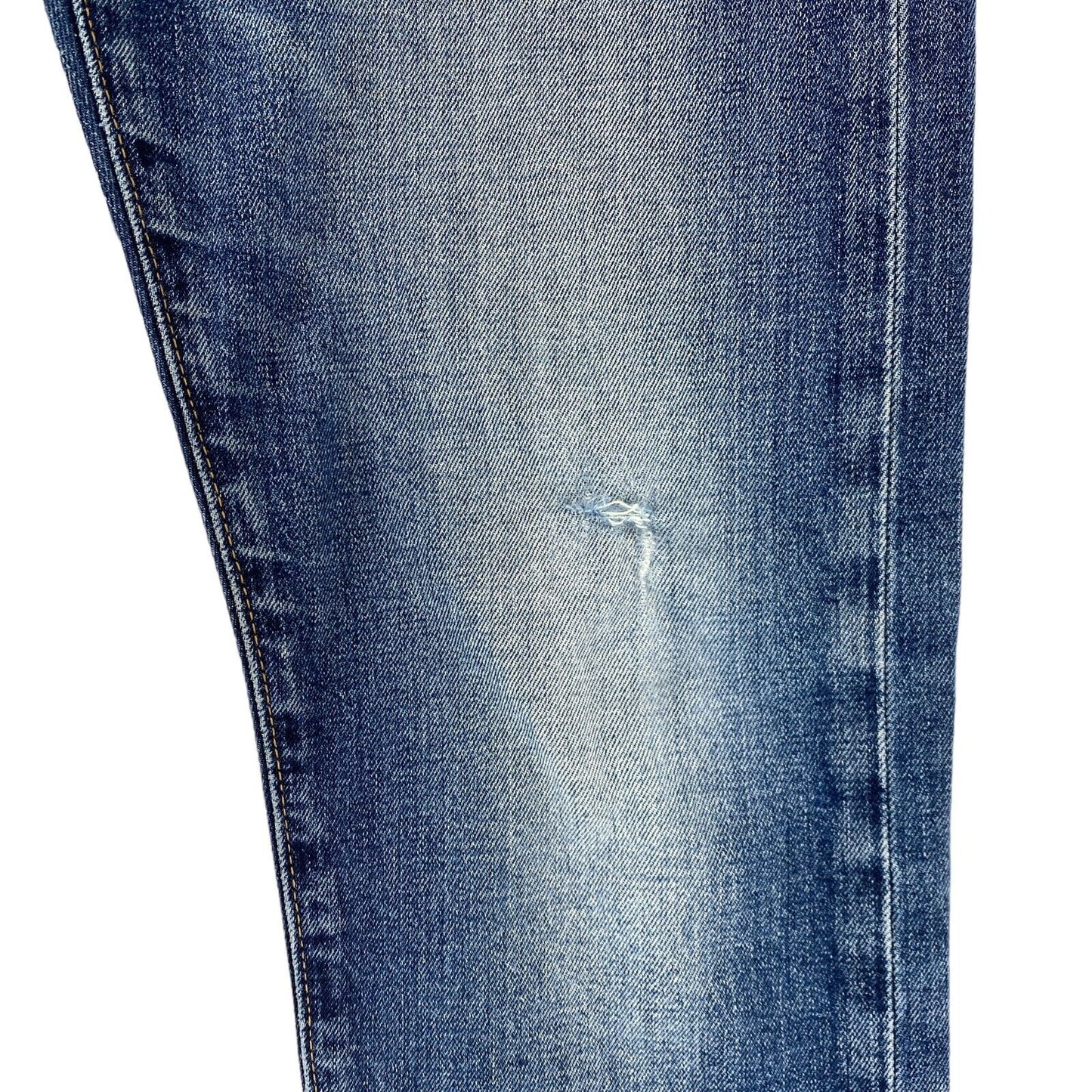 Levi's 512 Blue Stretch Slim Tapered Fit Distressed Jeans W30 L32