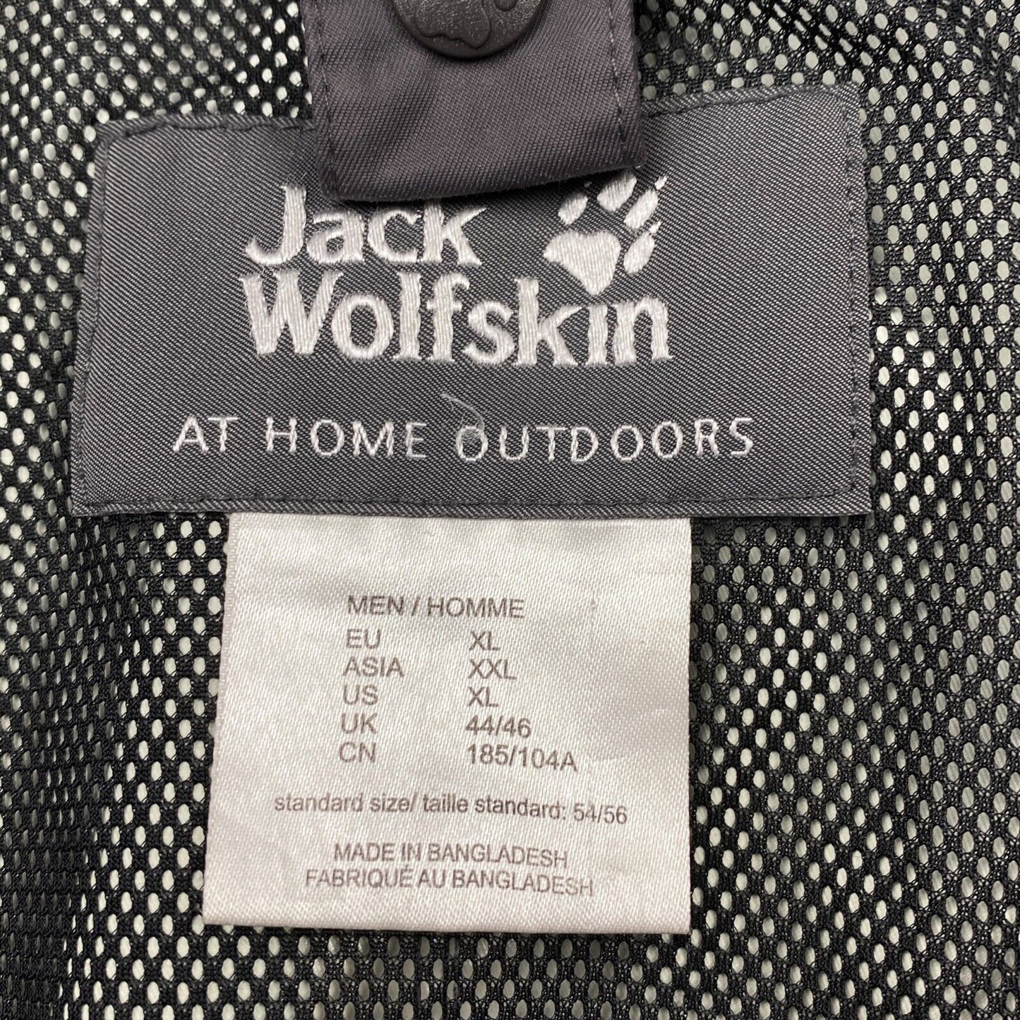 Jack Wolfskin Dark Grey Hooded Jacket Coat Size XL