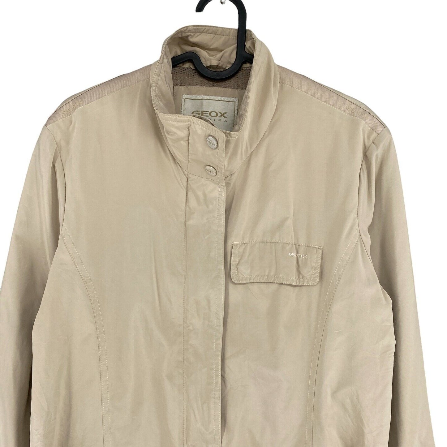 GEOX RESPIRA Beige Jacket Size IT 50 UK 16 US 14