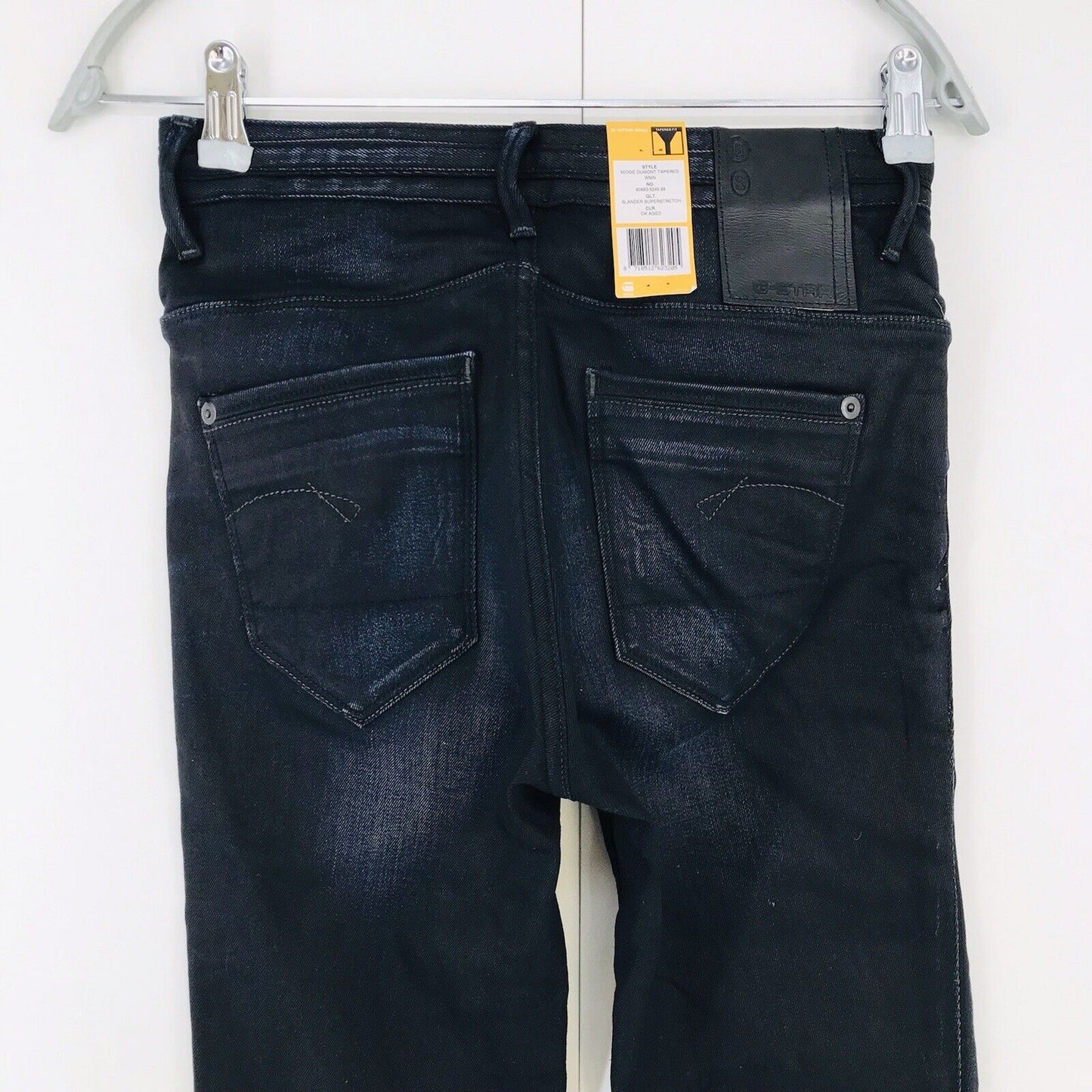 G-STAR RAW MIDGE DUMONT Women Dark Blue Tapered Fit Jeans W24 L30