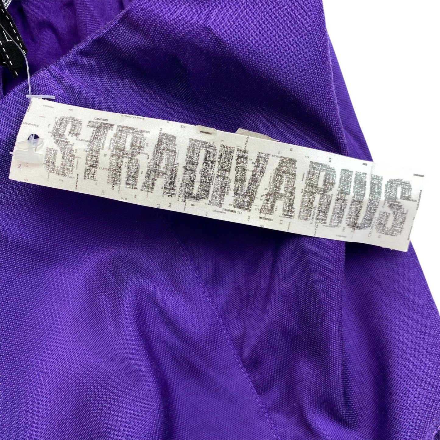 Stradivarius Mini-robe violette sans manches Taille L