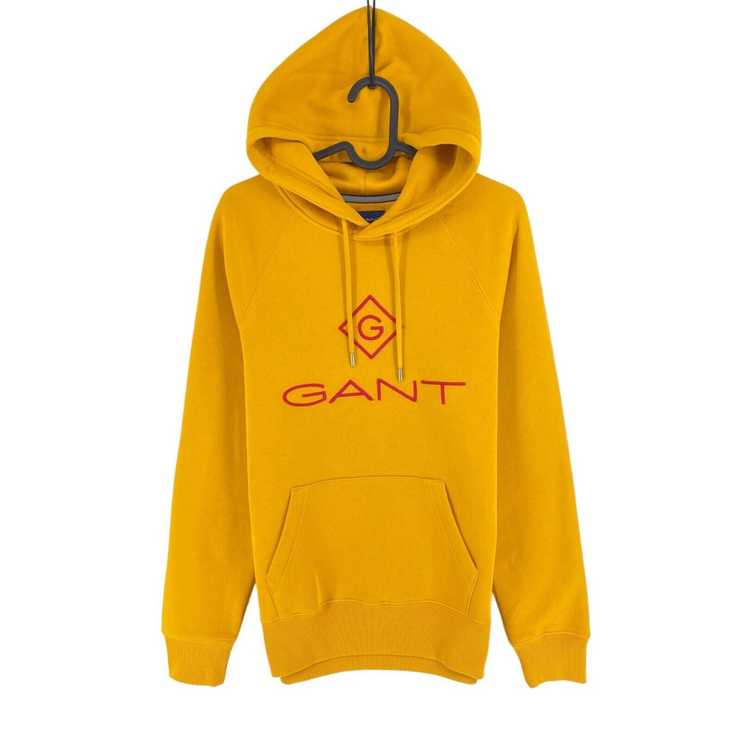 GANT Yellow Color Lock Up Hoodie Sweater Pullover Size S