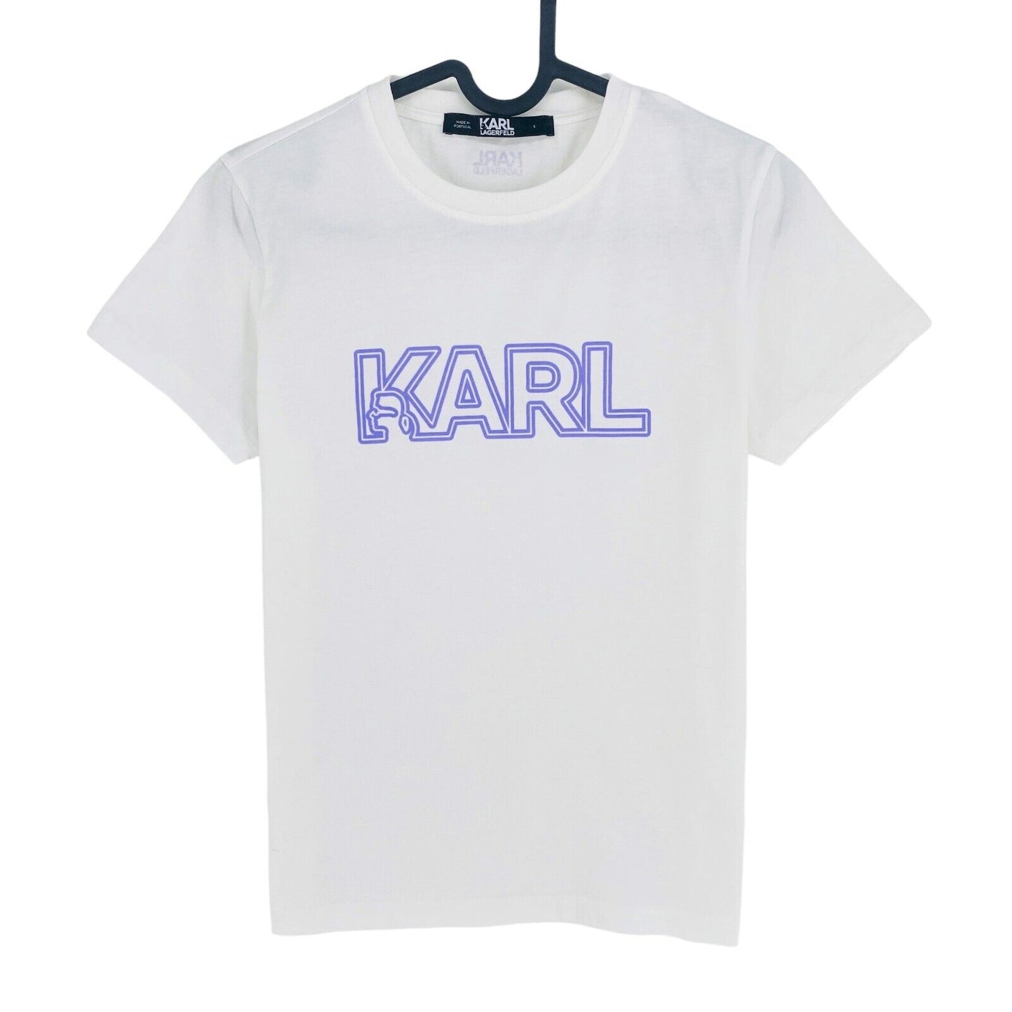 Karl Lagerfeld White Karl SS Crew Neck T Shirt Size S