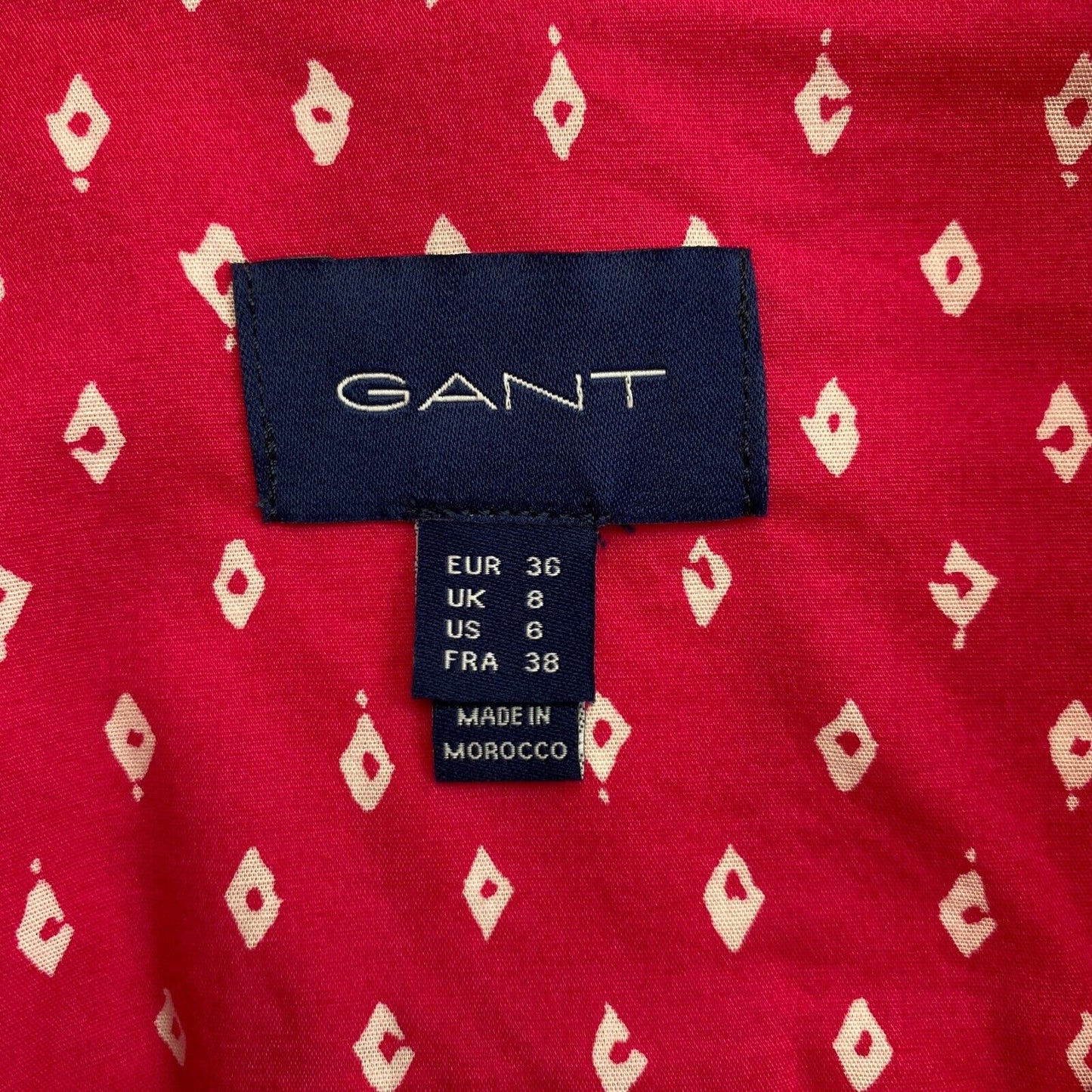 GANT Chemise stretch rose Desert Jewel Taille EU 36 UK 8 US 6