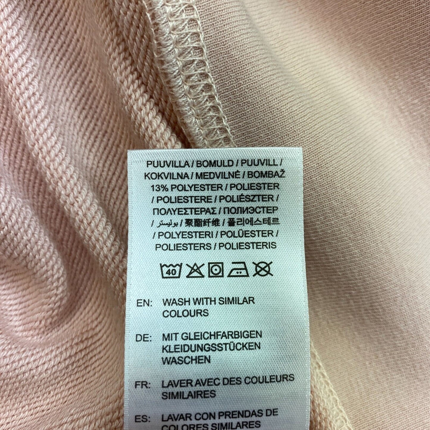 GANT Pullover mit Rundhalsausschnitt und Logo in Pink, Größe S