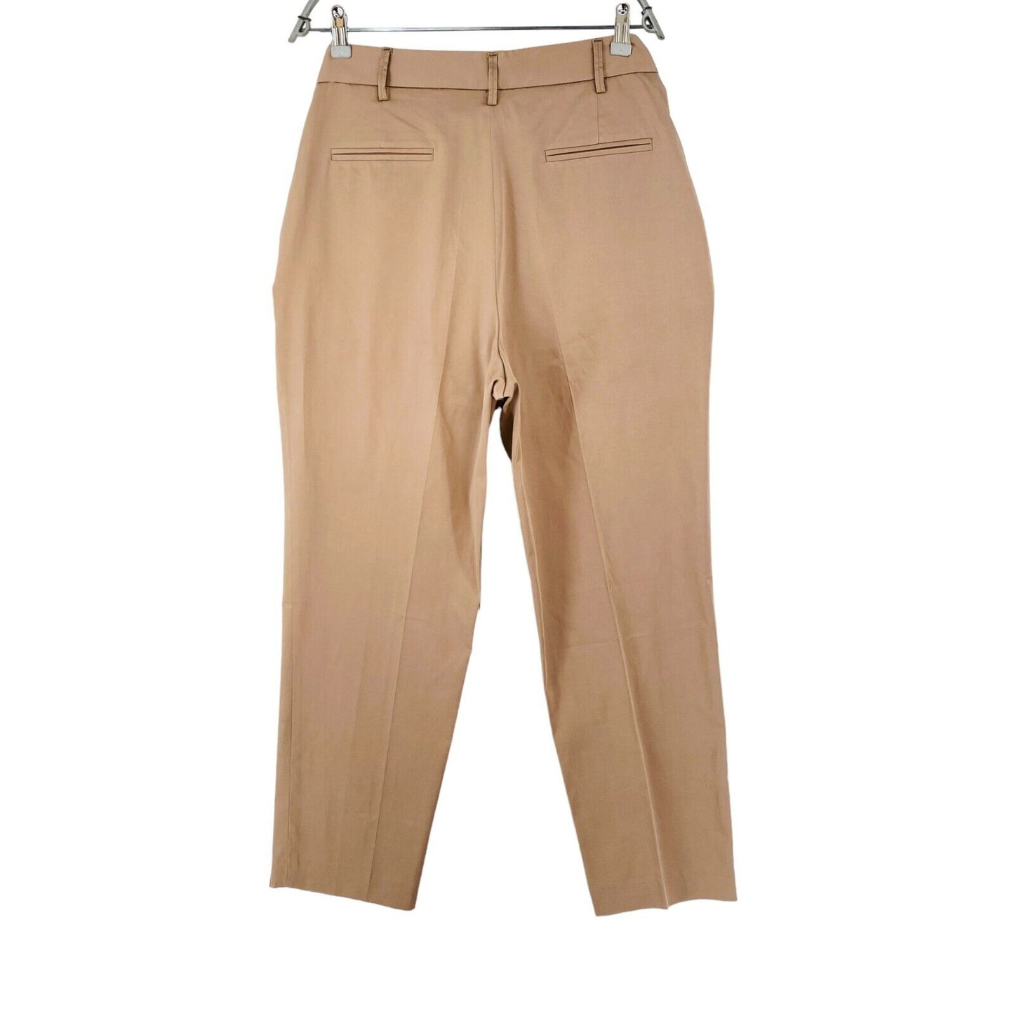 Manuel Ritz Women Brown Regular Straight Fit Dress Trousers Size IT 46 W31