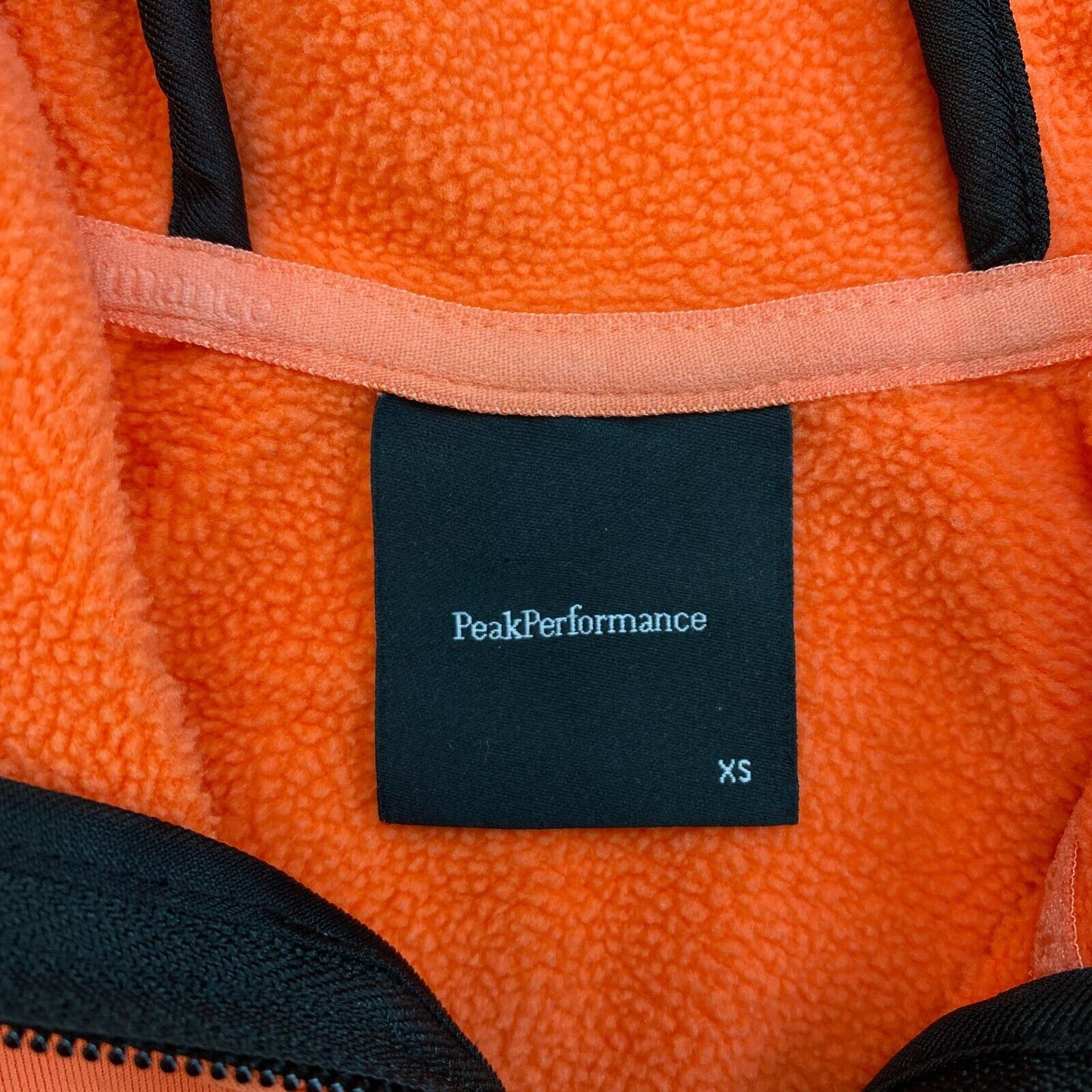 Veste à capuche Peak Performance Orange Rider Full Zip taille XS