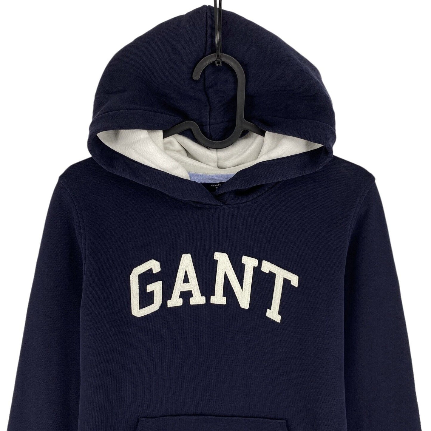 GANT Kapuzenpulloverkleid mit Logo, Marineblau, Größe S