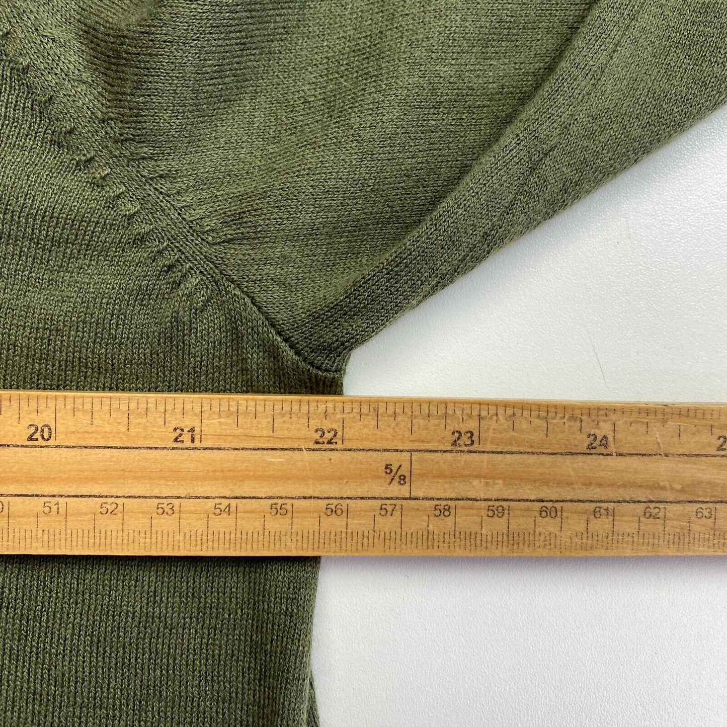 GANT Dark Green Cotton Cashmere Crew Neck Sweater Jumper Size XL