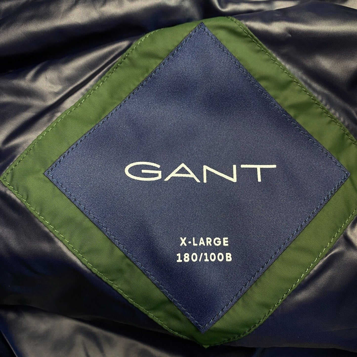 GANT Dunkelgrün Active Cloud Kapuzenjacke Mantel Größe XL