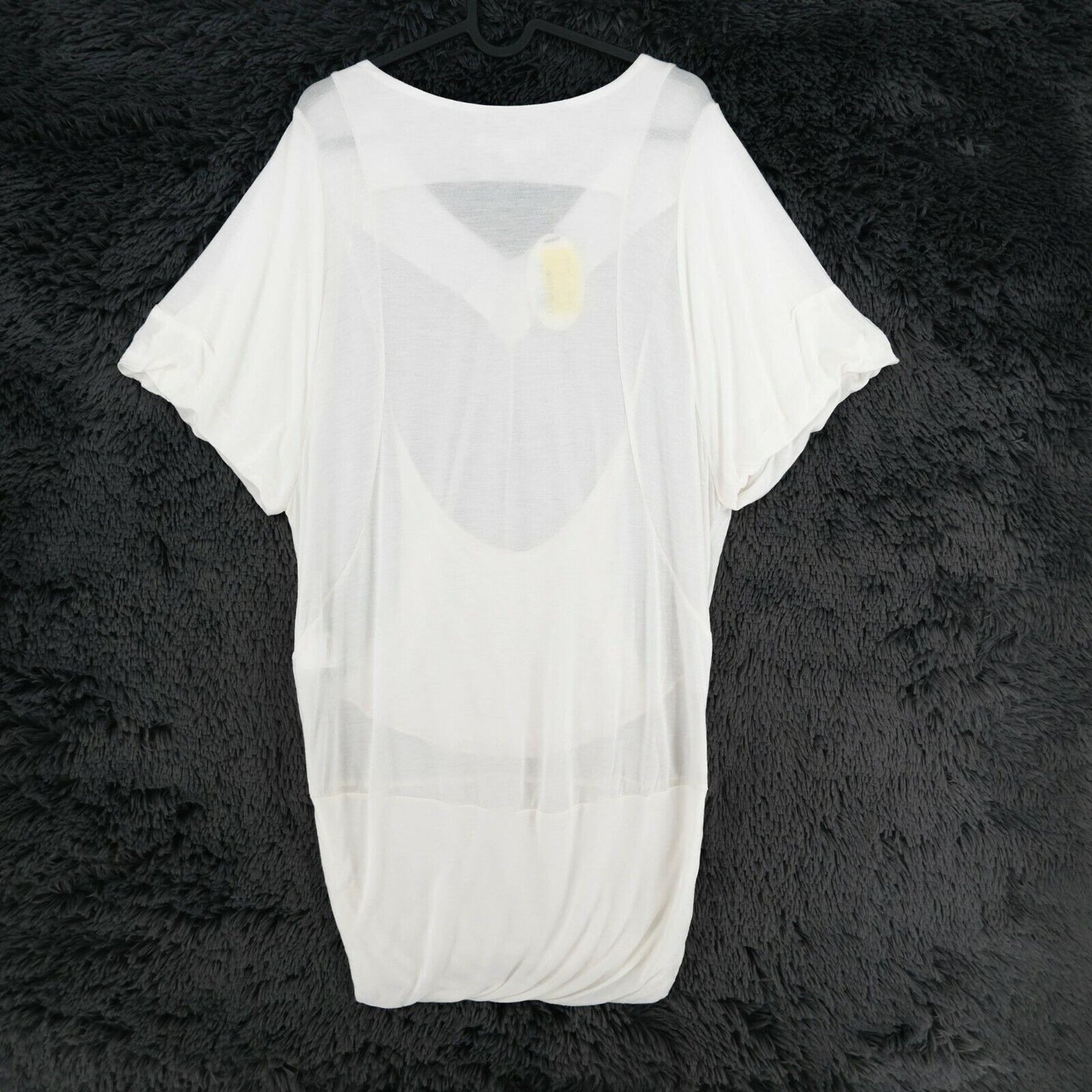 ERYN BRINIE White V Neck Tunic Dress Size S M L