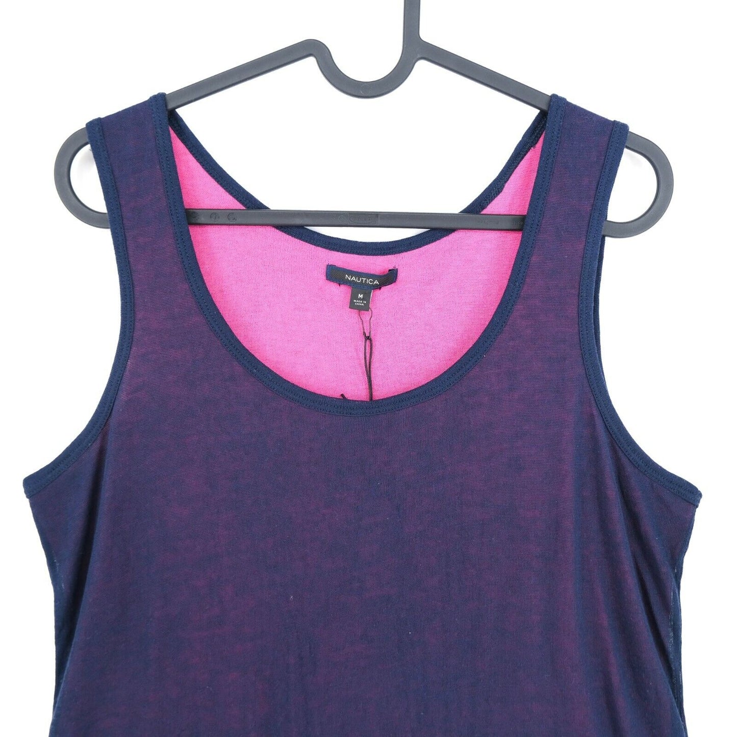 NAUTICA Purple Pink Tank Top T Shirt Size M