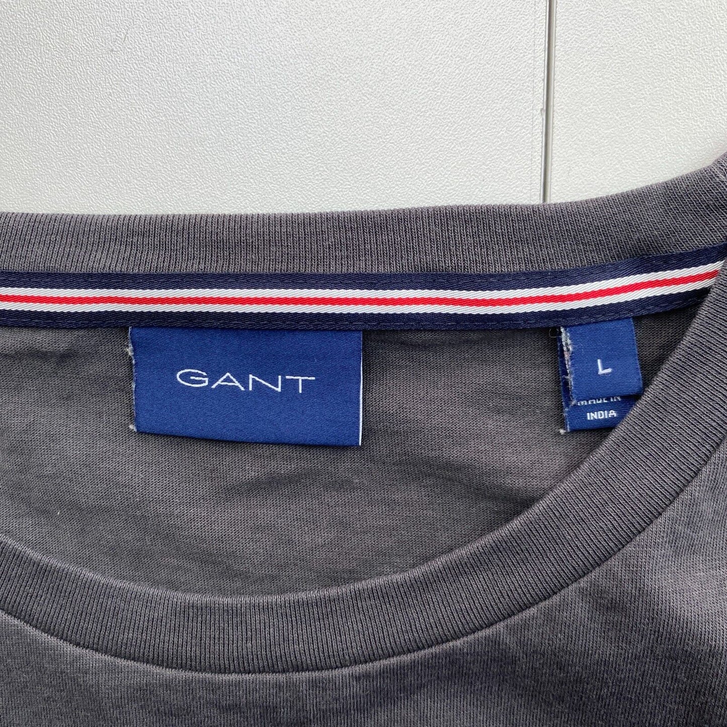 GANT Dark Grey Retro Shield SS Crew Neck T Shirt Size L