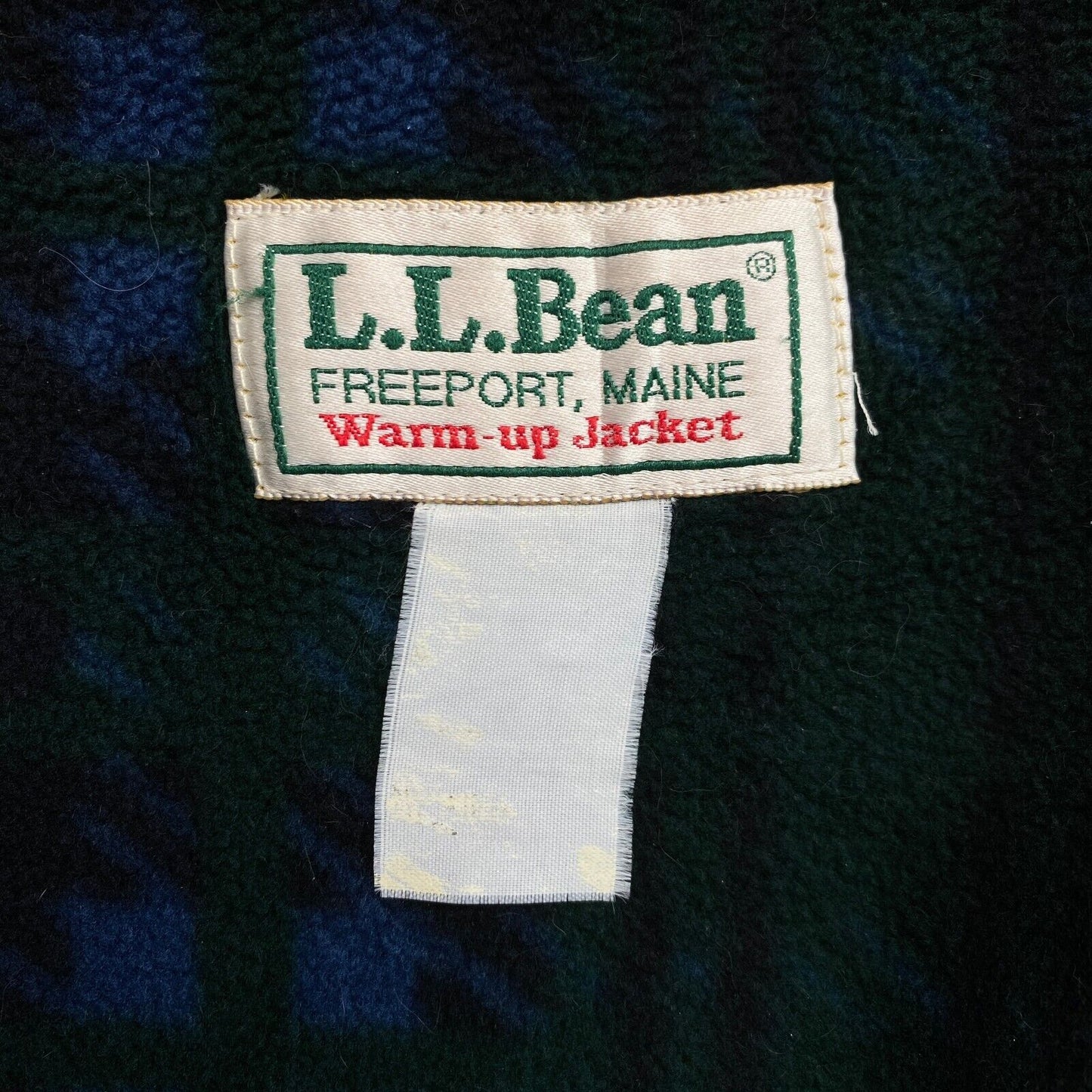 L.L.BEAN Blue Warm Up Bomber Jacket Coat Size XL