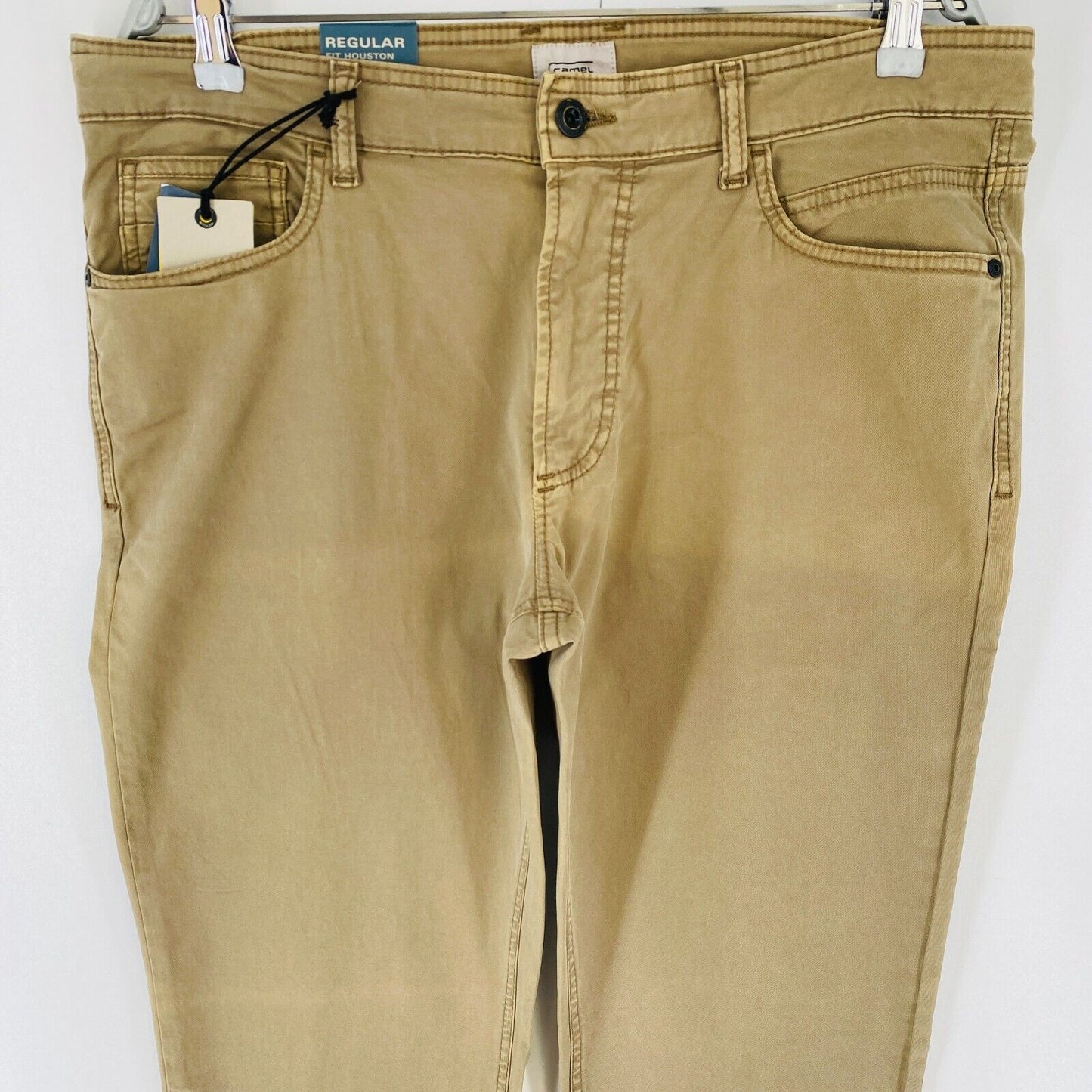 Camel Active Mens HOUSTON Brown Regular Straight Fit Jeans Trousers W36 L32