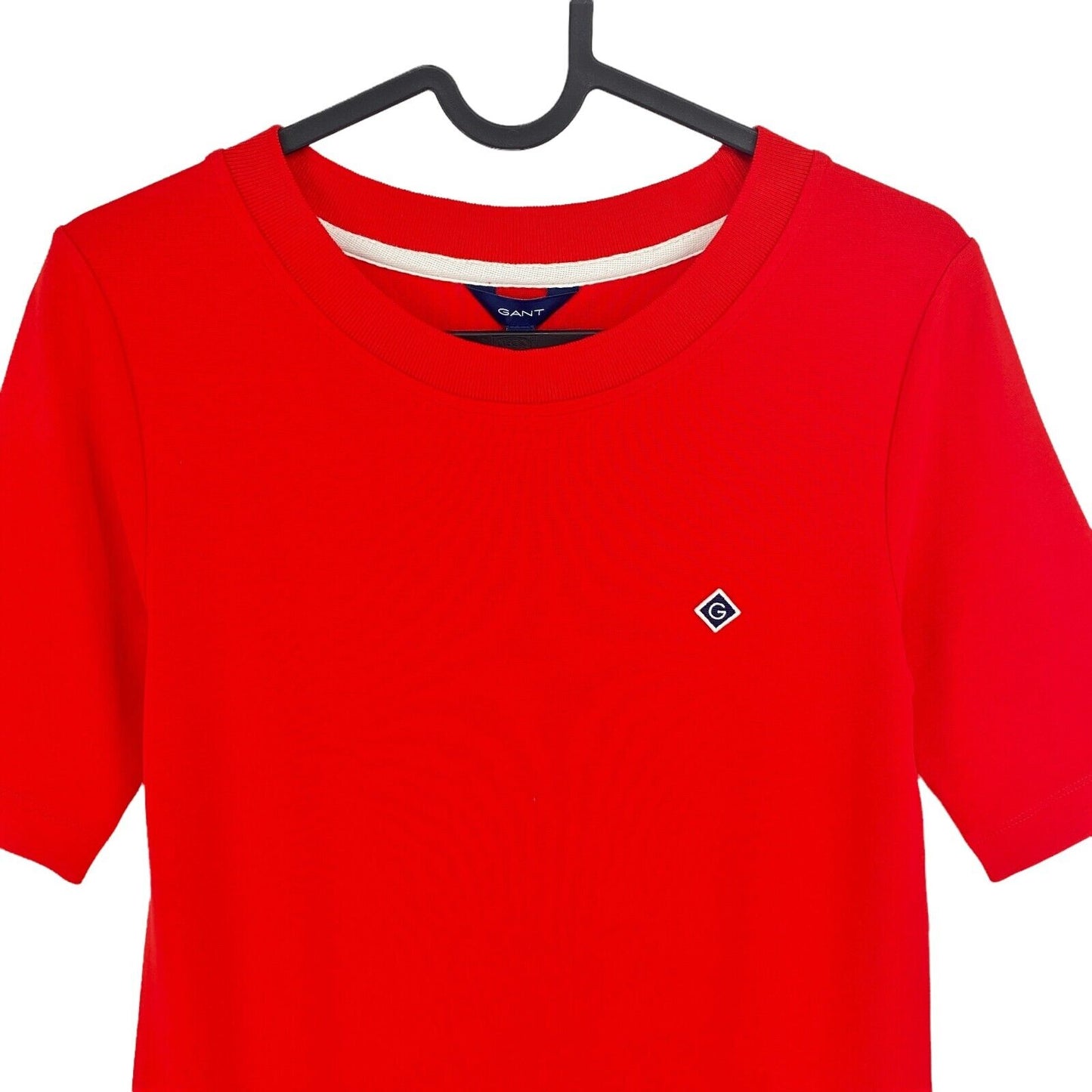 GANT Red Icon G Jersey Manches Courtes Longue Robe T-shirt Taille XS