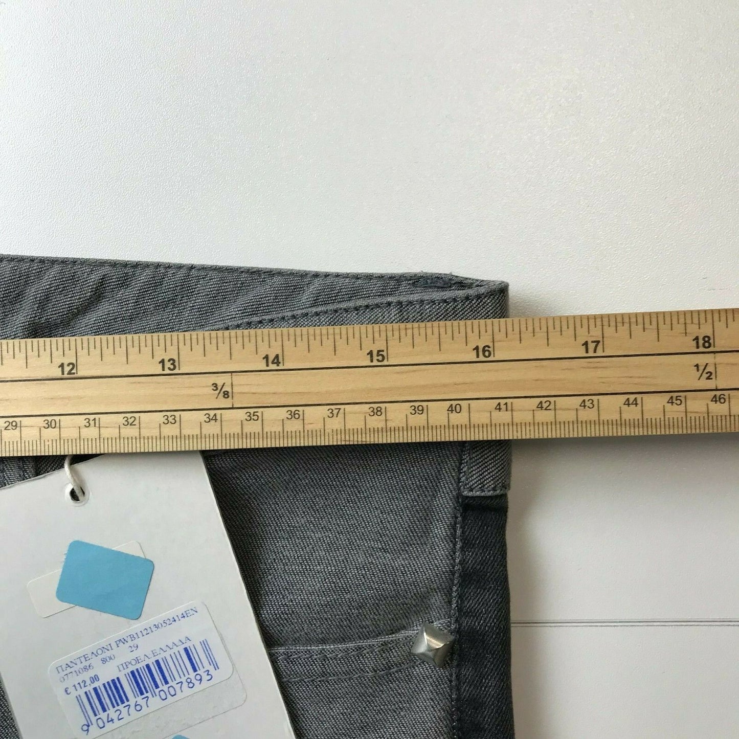 LAK Damen Jeans im Skinny Fit, Grau, Größe W29