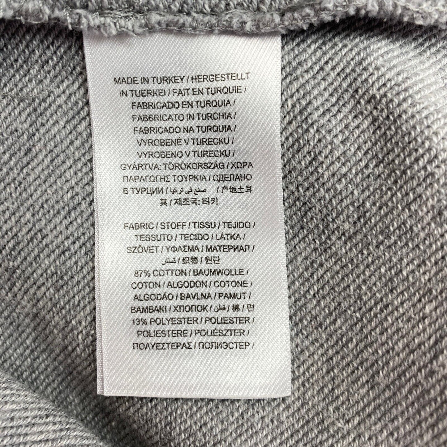 GANT Pullover mit Rundhalsausschnitt, Blockstreifen, Grau, Größe S