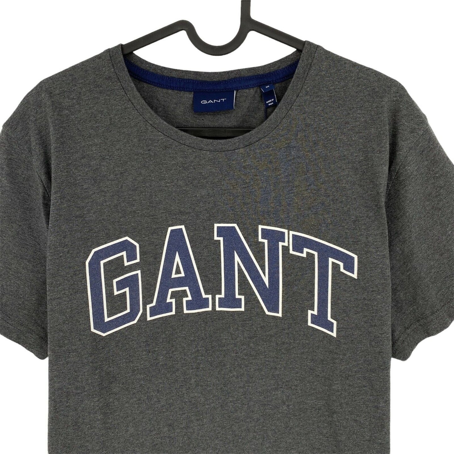 GANT Dark Grey Arch Outline Crew Neck T Shirt Size M