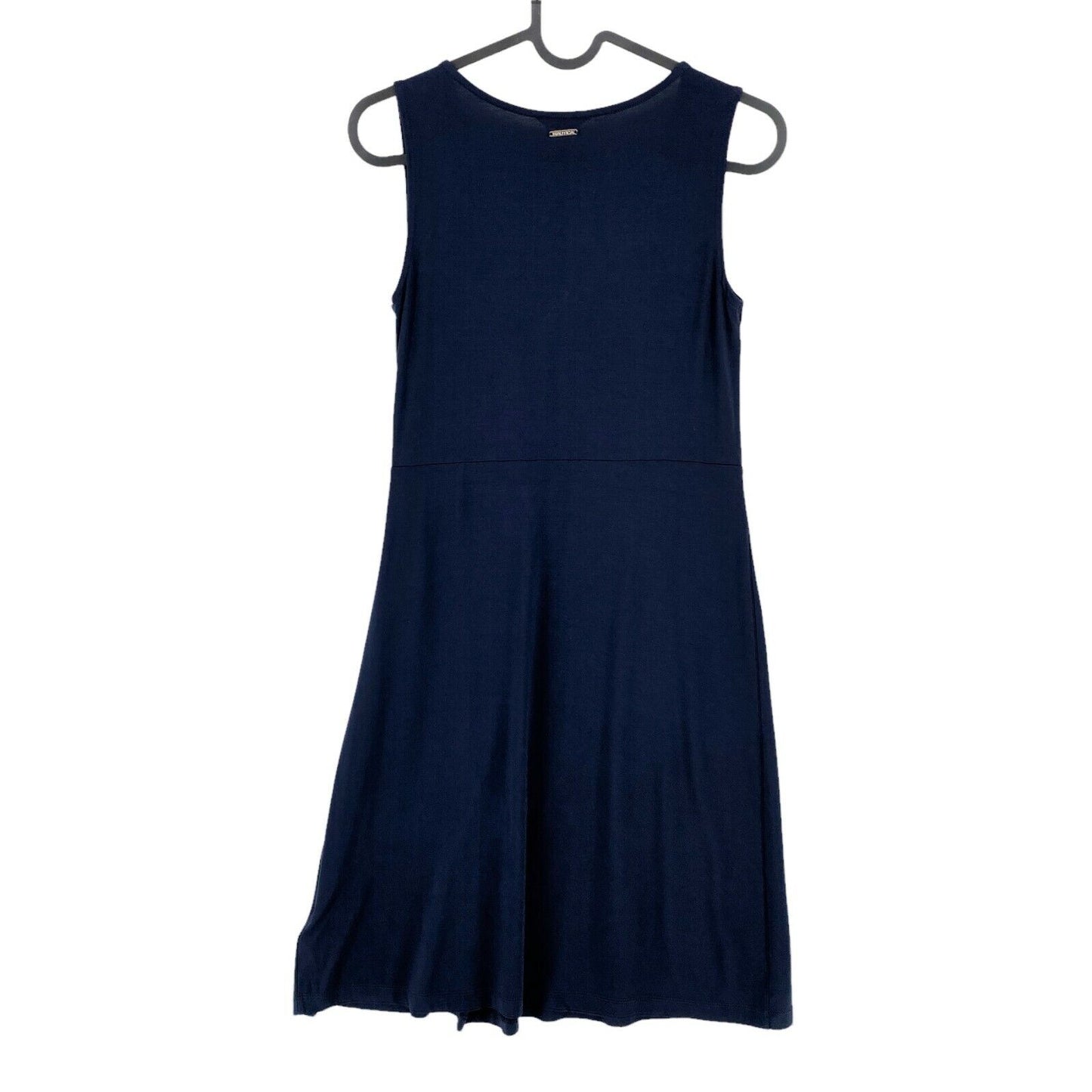 NAUTICA Navy Blue A Line V Neck Dress Size 2XS XXS