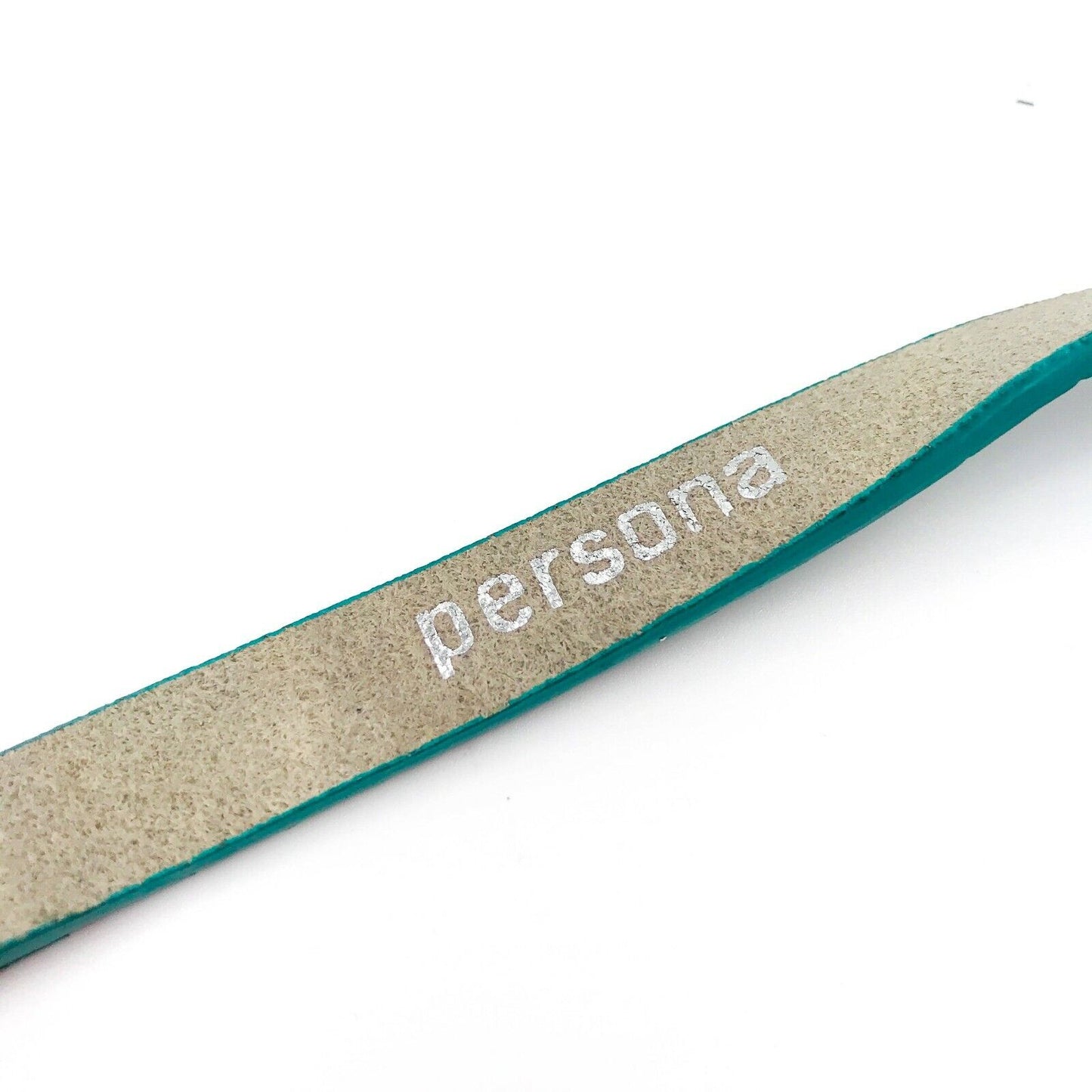 PERSONA Designer Turquoise Slim Wrap Around Leather Belt Size 31