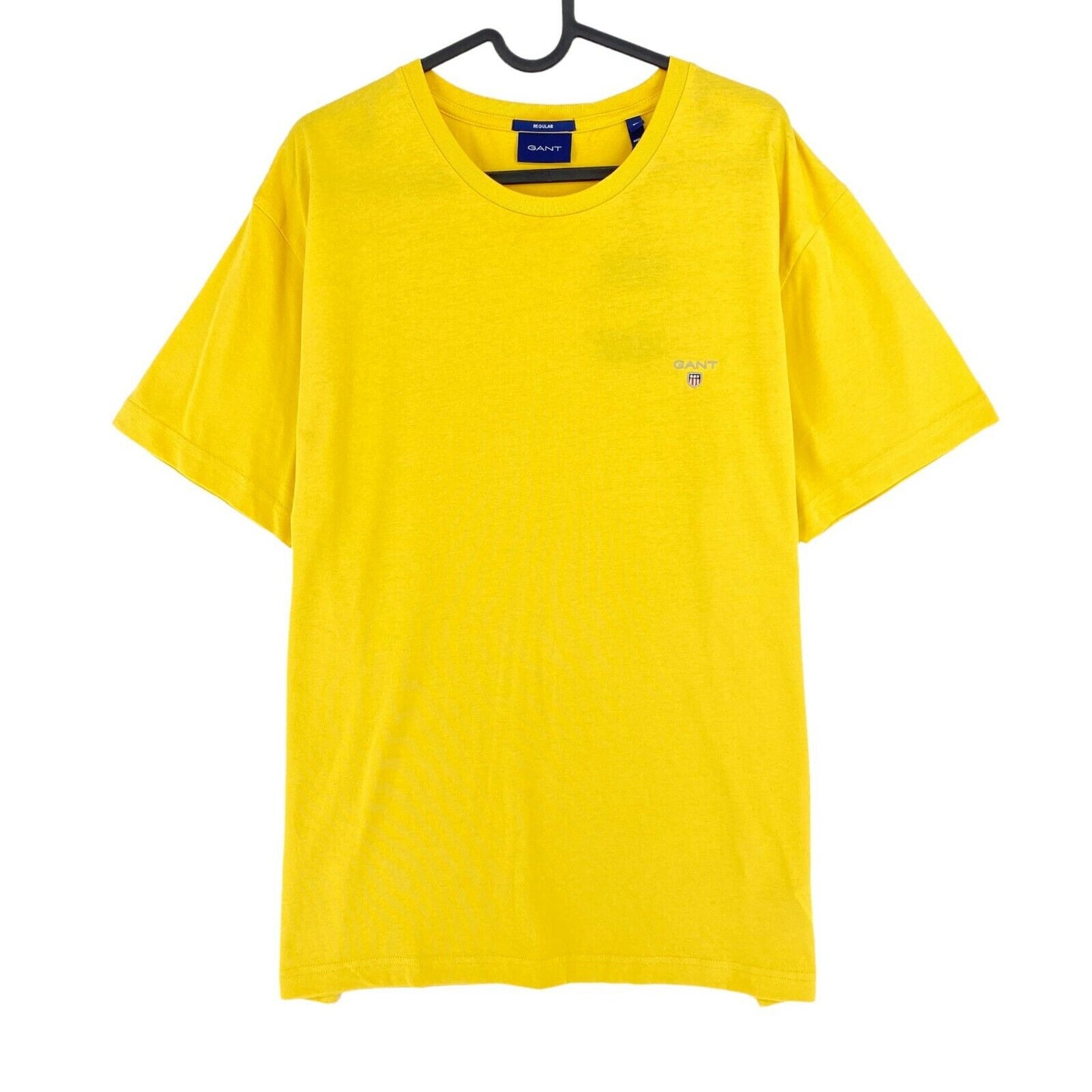 GANT Yellow Original Crew Neck Regular T Shirt Size XL