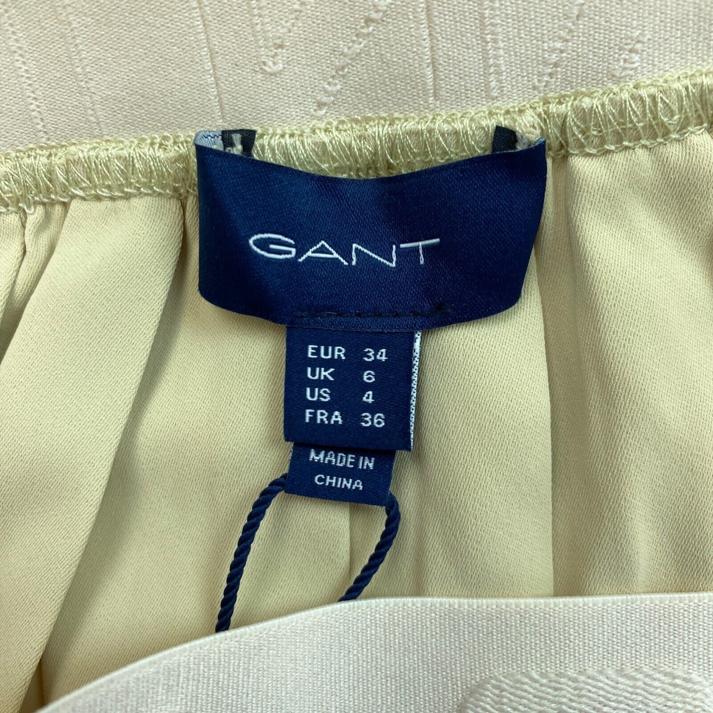 GANT Beige Pleated Skirt Size EU 34 UK 6 US 4