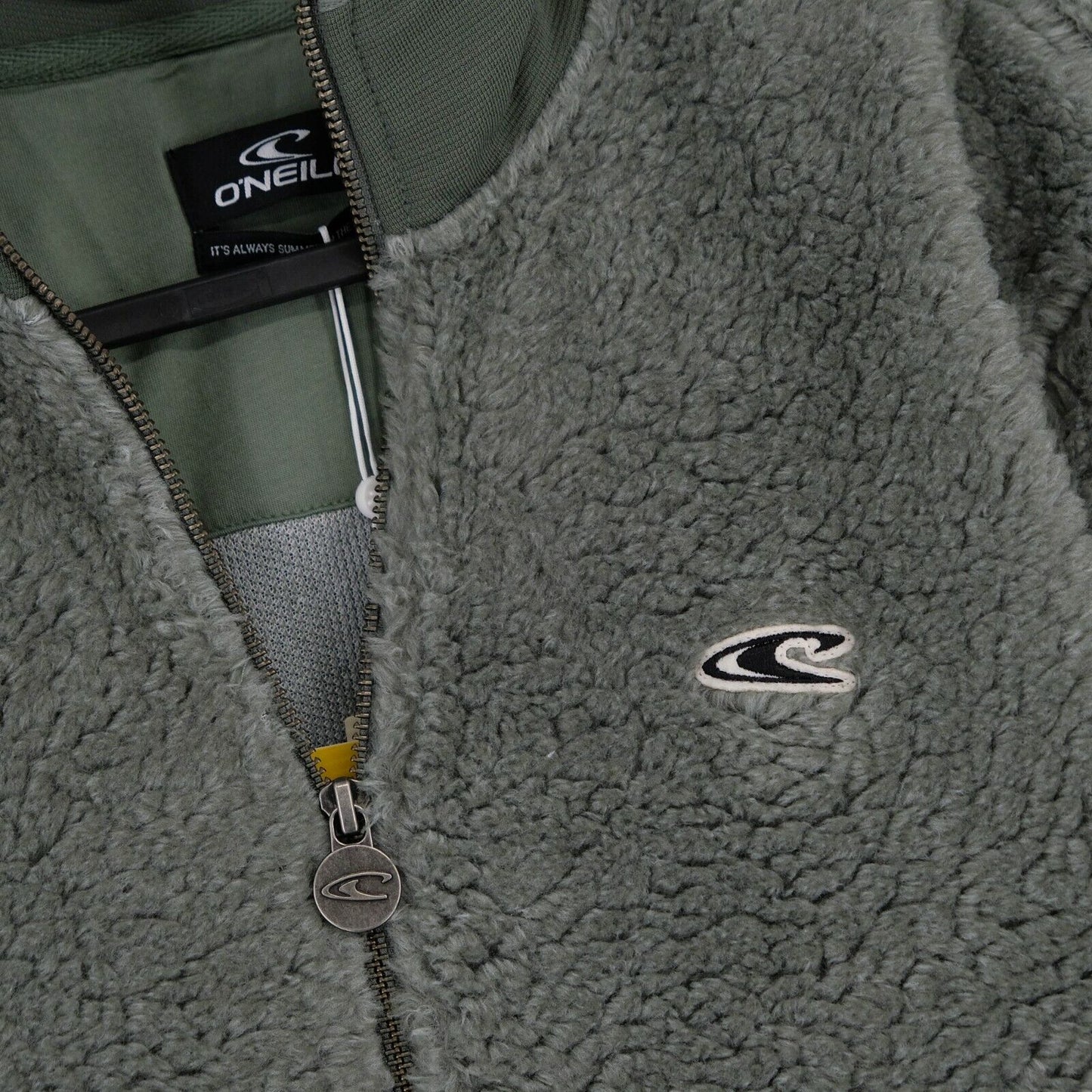 O'NEILL LM Sherpa Bomber Super Fleece Jacket Dark Green Size M