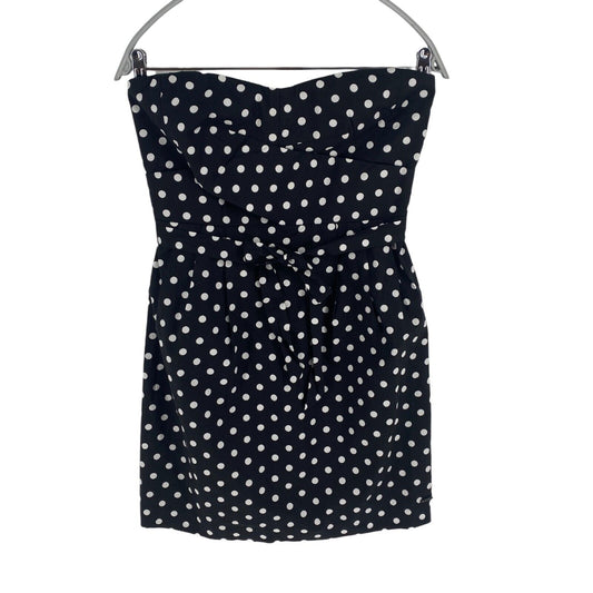 PEPE JEANS Women Black Polka Dot JOURDAN Sleeveless Mini Dress Size M