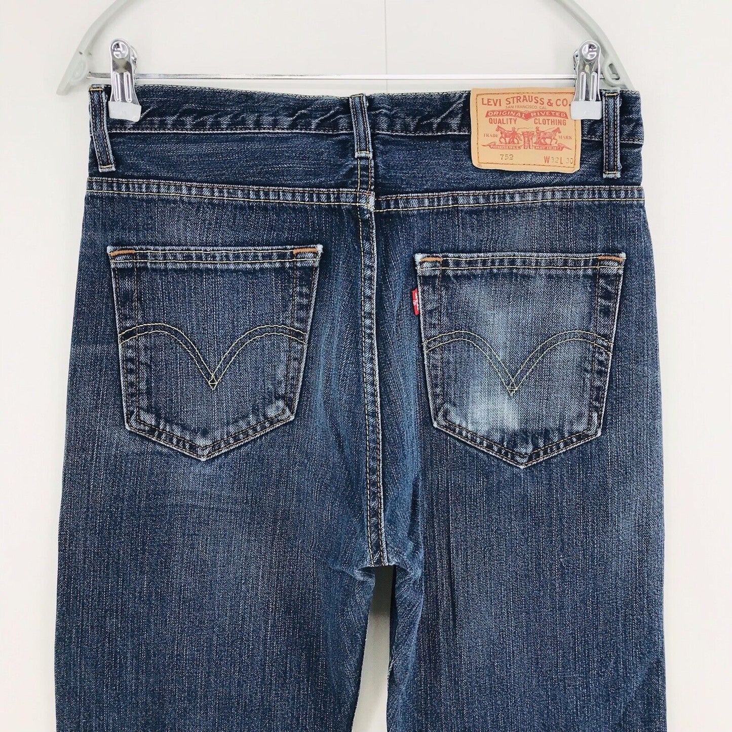 Vintage Levi’s 752 Blue Regular Straight Fit Jeans Size W32 L30