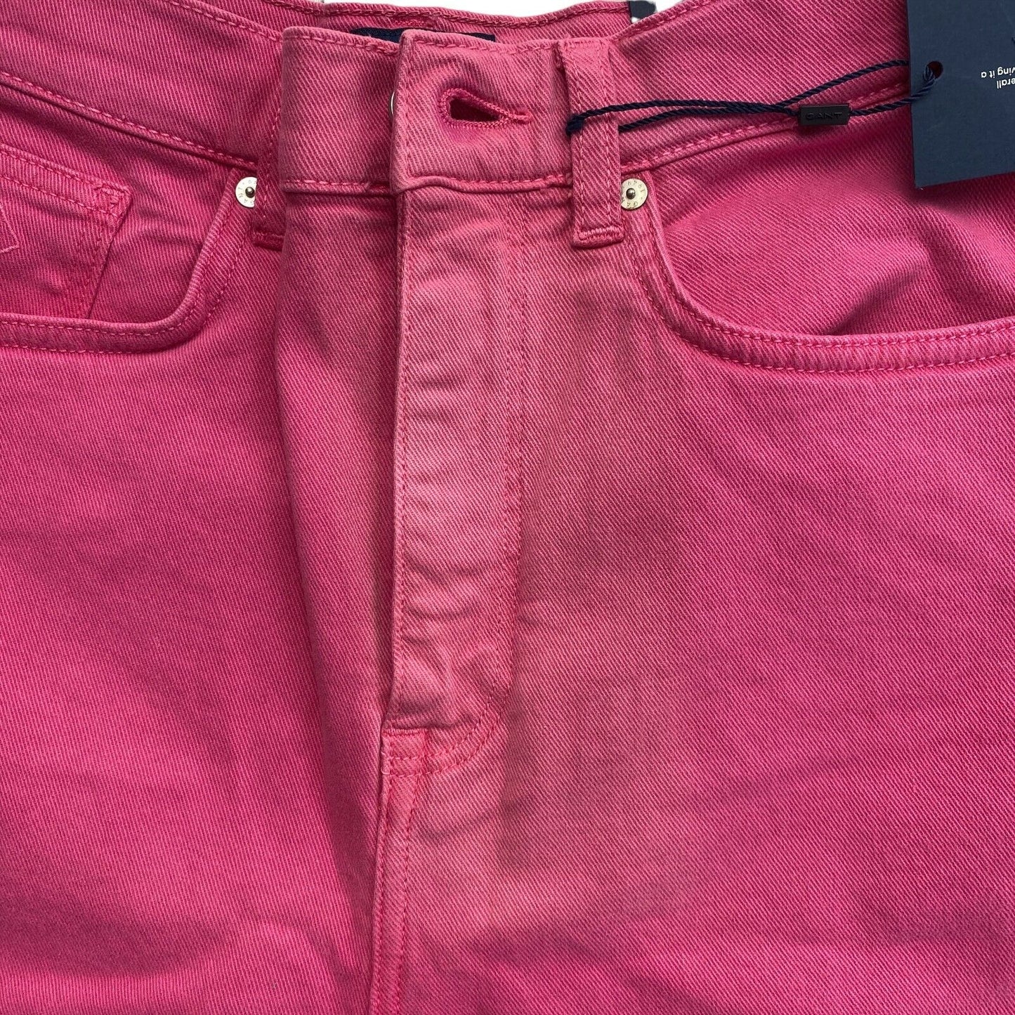 GANT Pink Color 5 Pkt Denim Shorts Size W27 W28 W29